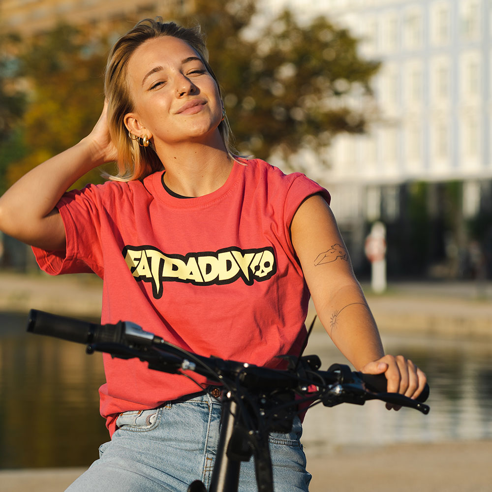 Fatdaddy t-shirt Pink/Yellow