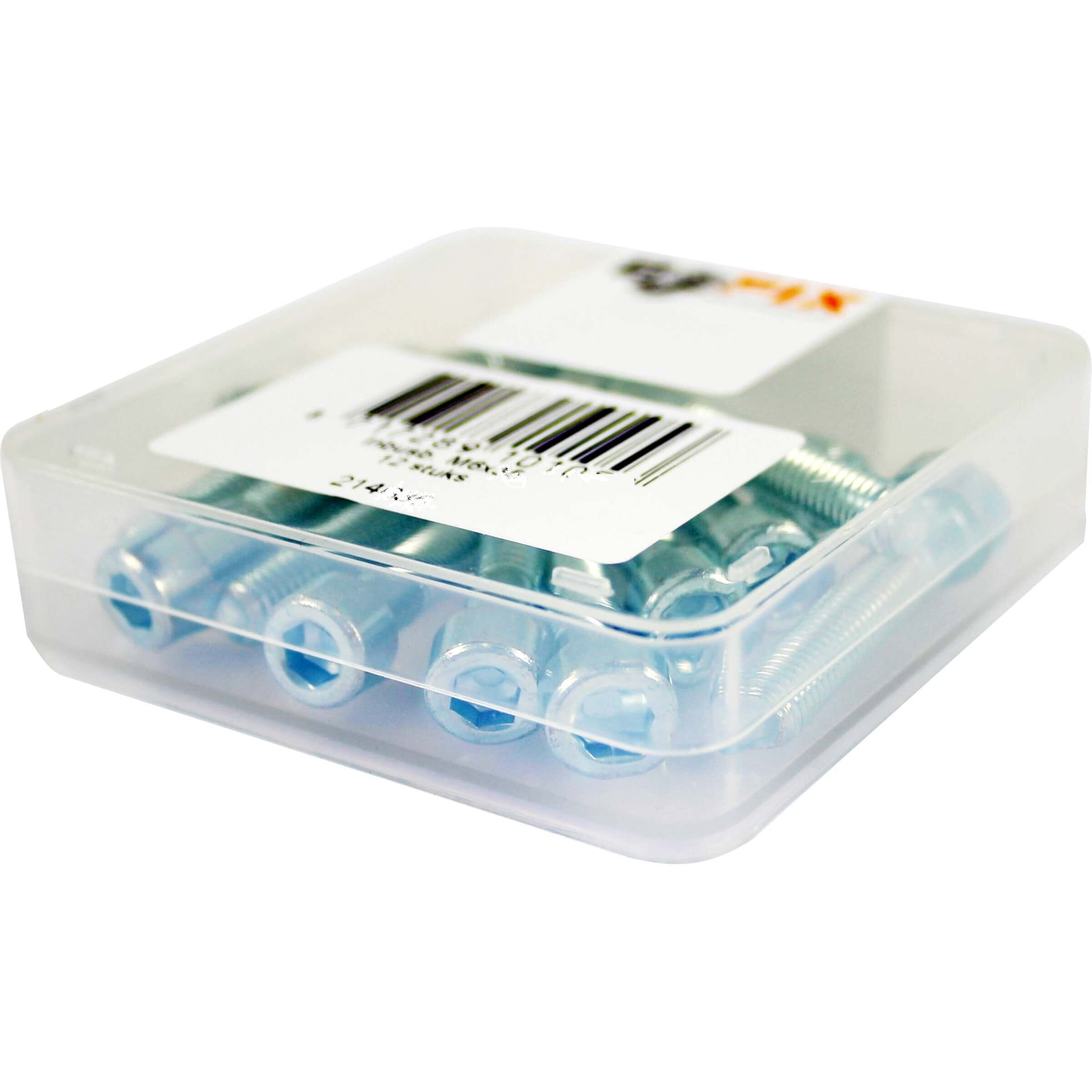 Bofix Box Allen Bolt M6x45 Stainless Steel (12 Pieces)