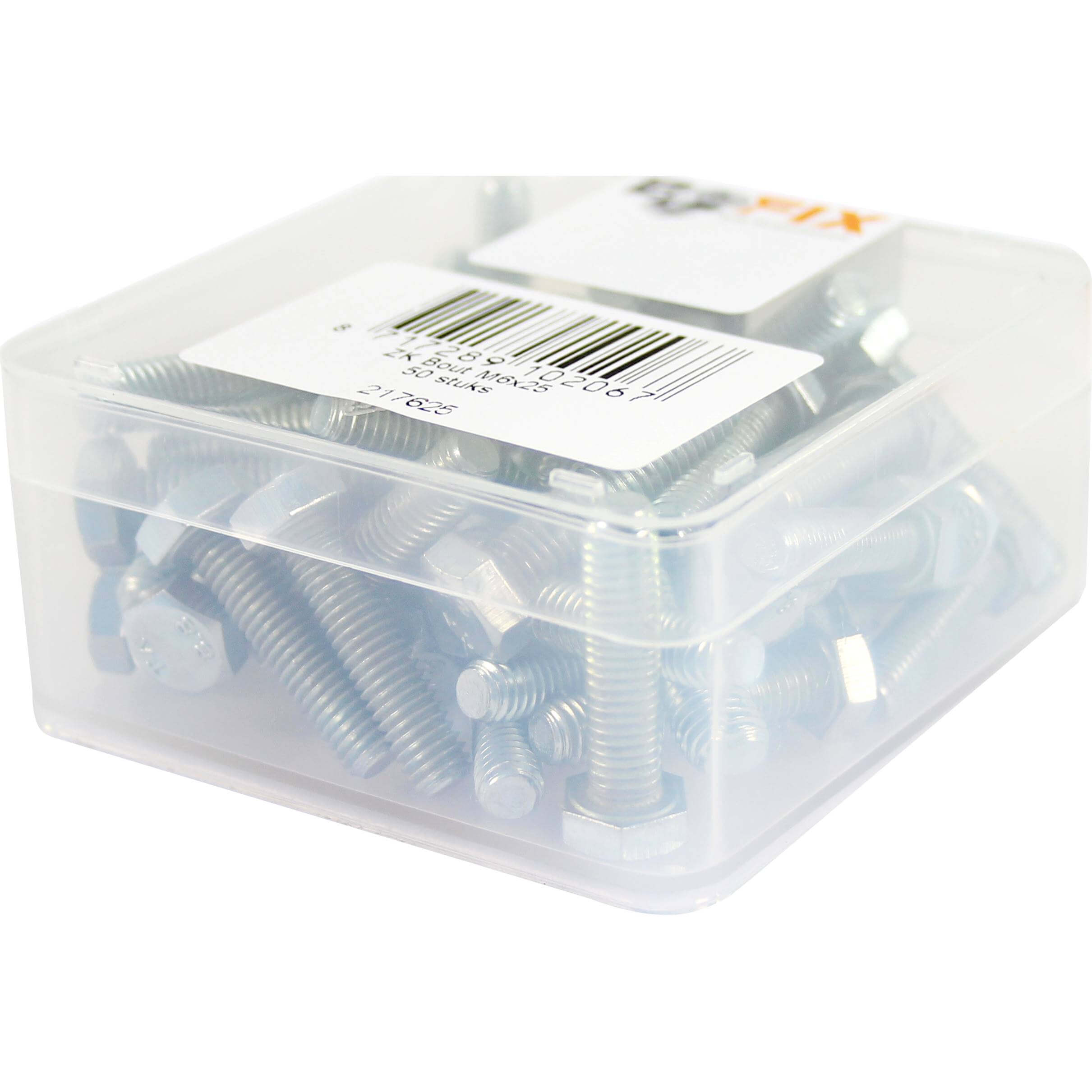 Bofix Box Hex Head Bolt M6x25 (25 Pieces)