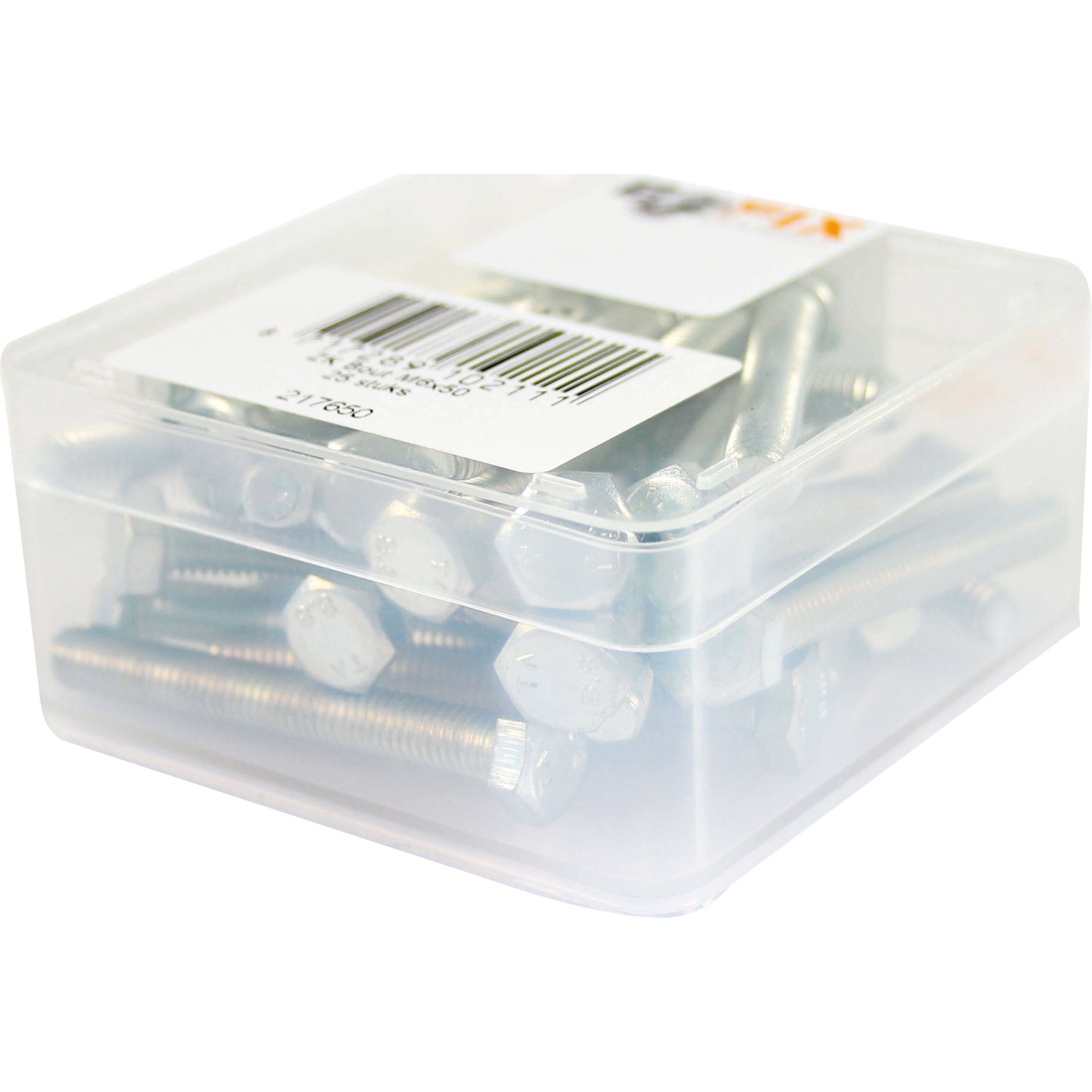 Bofix Box Hex Head Bolt M6x50 (25 Pieces)