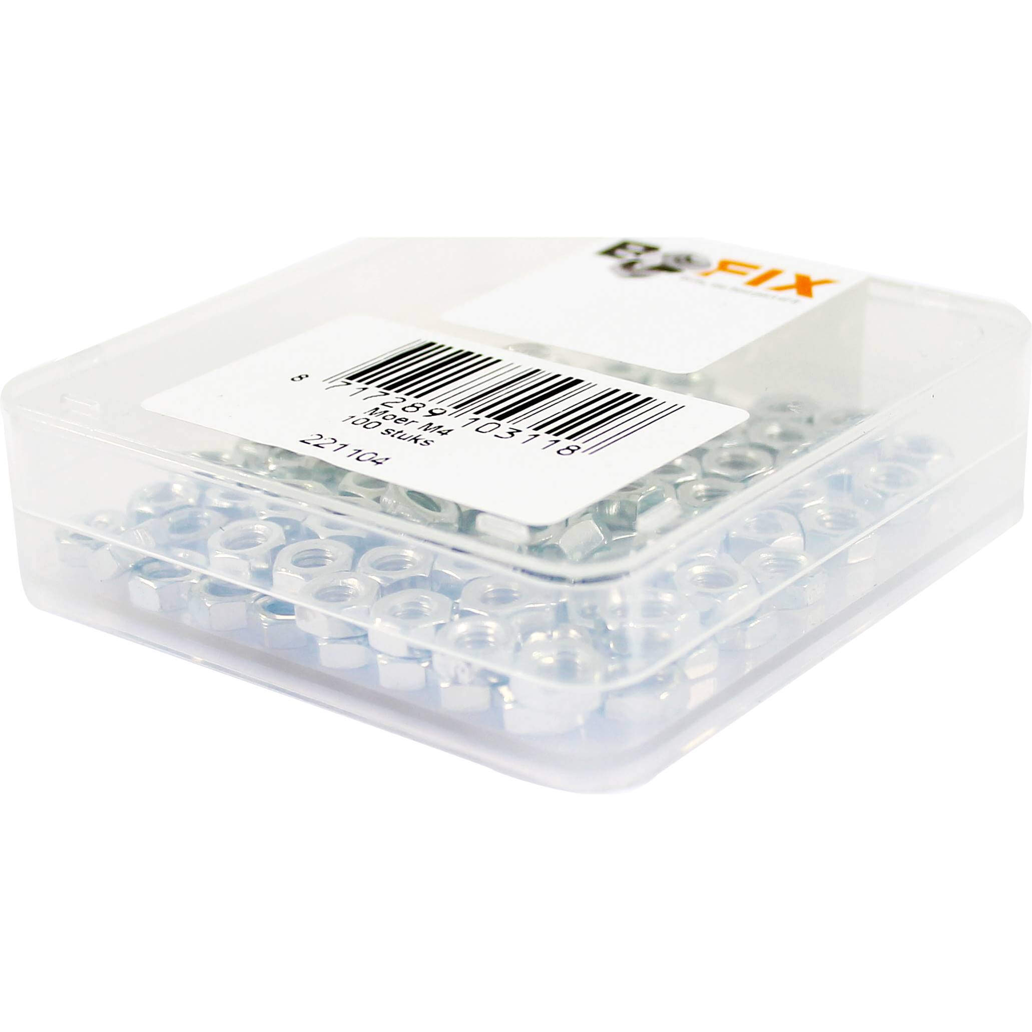 Bofix Box Nut M4 (100 Pieces)