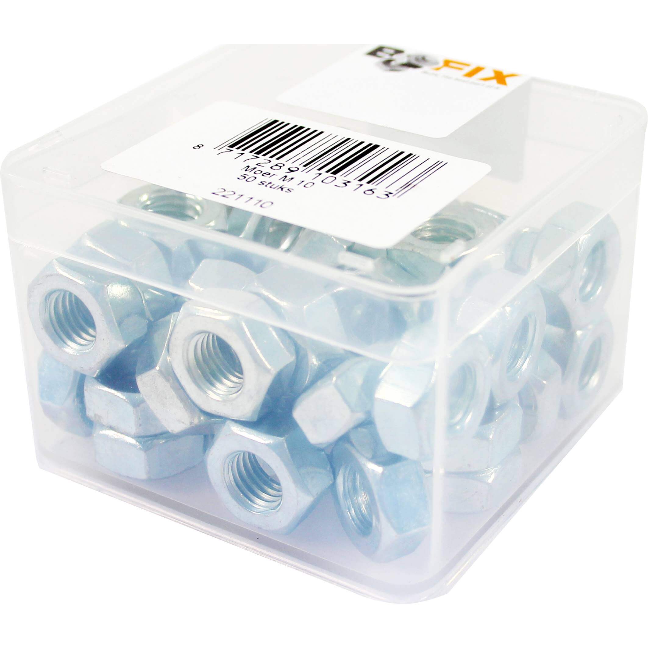 Bofix Nut Box M10 (50 Pieces)