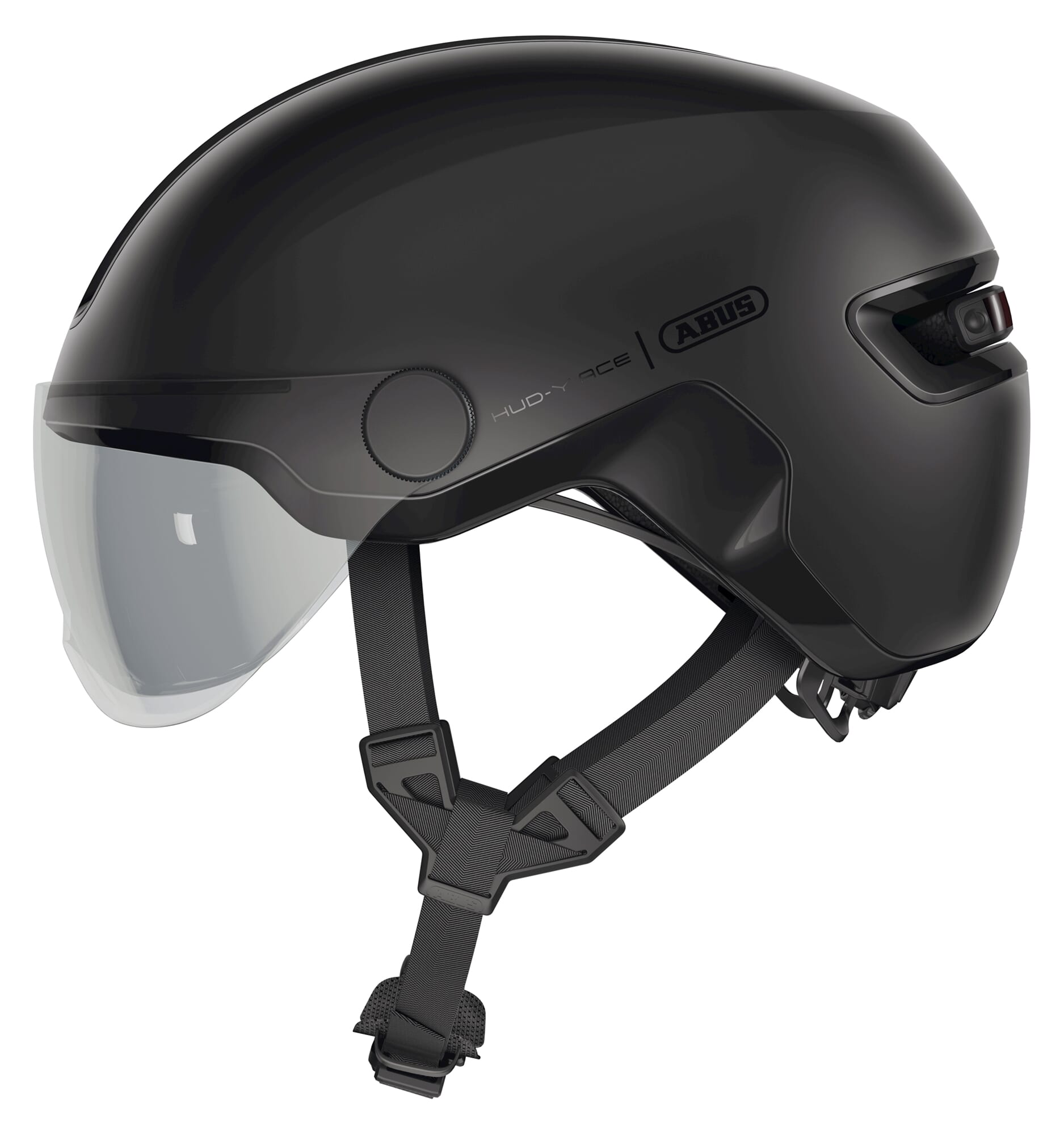 Abus Helmet HUD-Y ACE Velvet Black M 54-58cm Abus Helmet HUD-Y ACE Velvet Black M 54-58cm