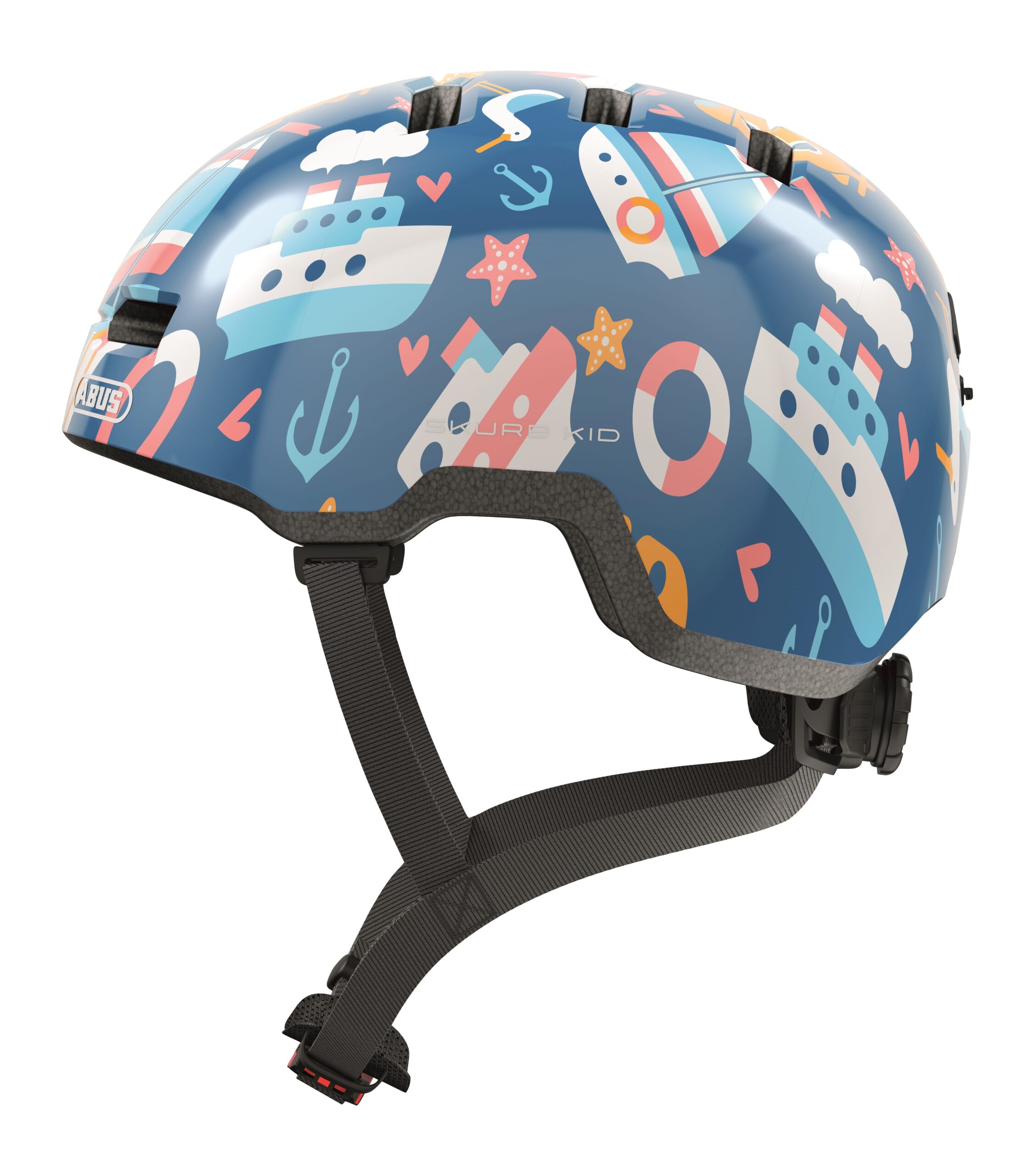 Abus Helmet Skurb Kid Blue Sailor M 50-55cm