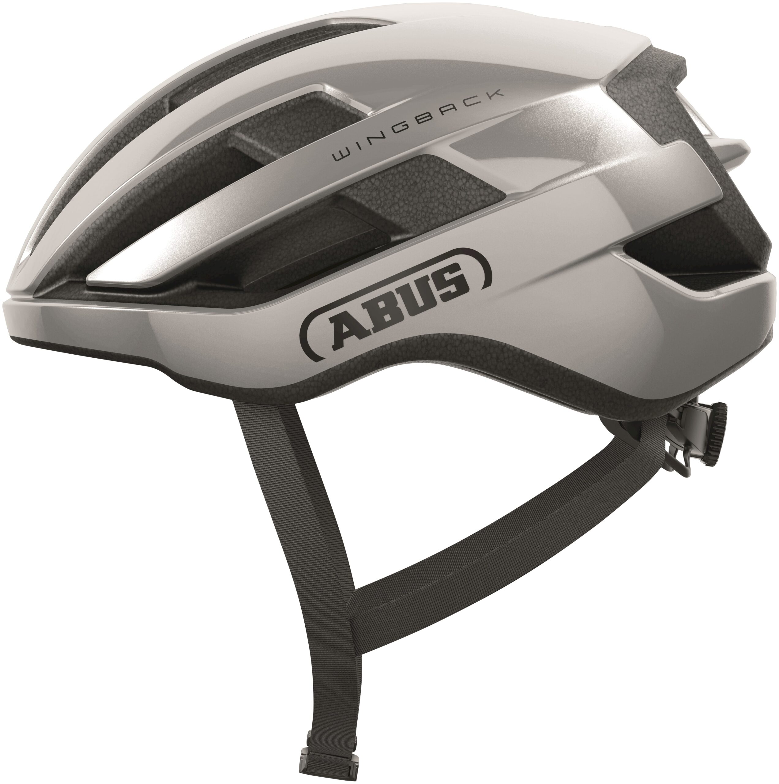Abus Helmet Wingback Gleam Silver L 57-61cm