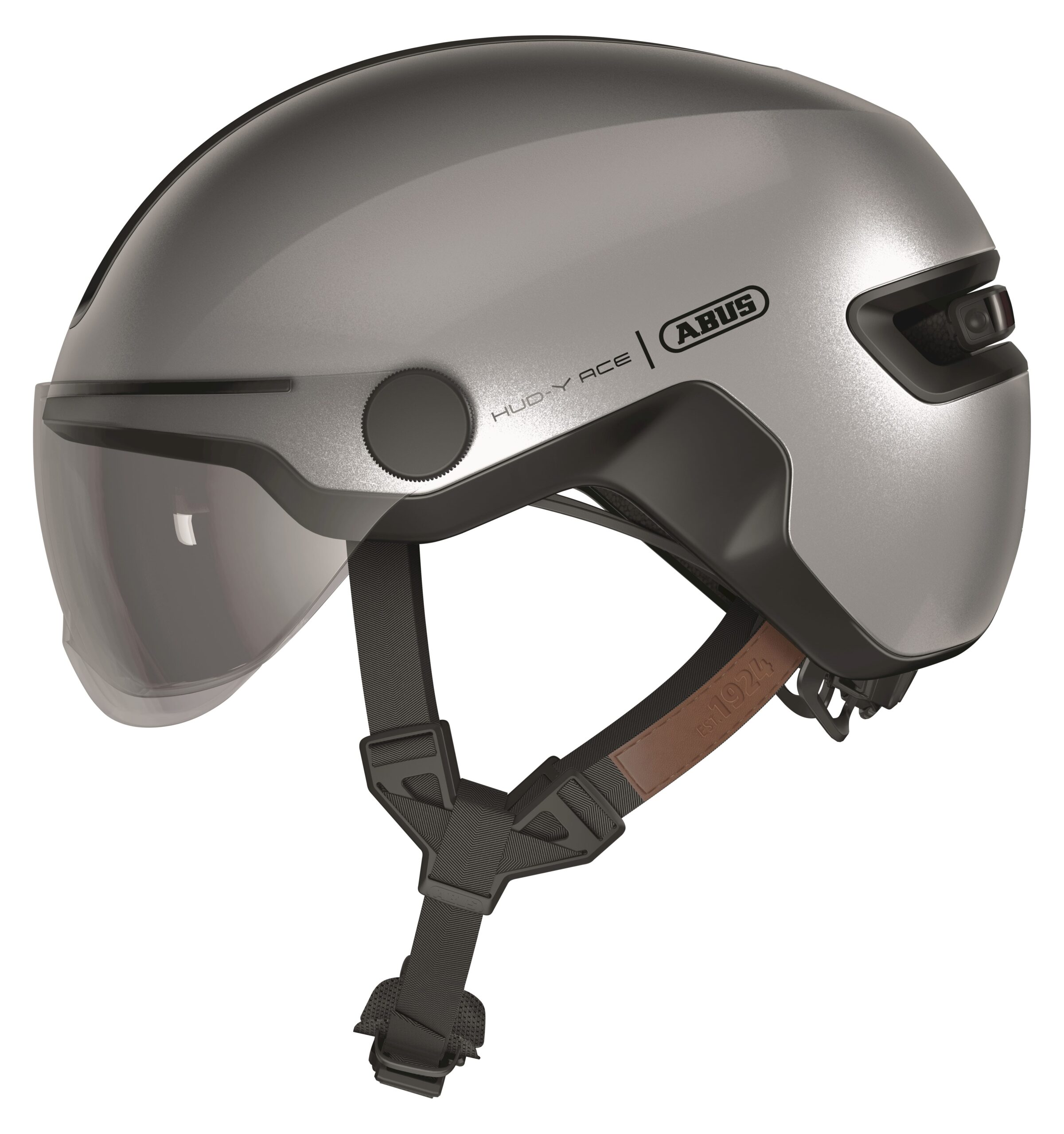 Abus Helmet Hud-Y ACE Gleam Silver M 54-58cm