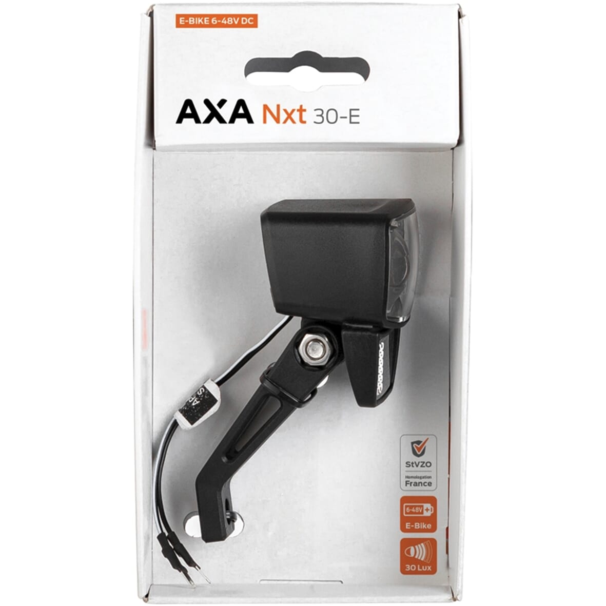 Axa Headlight NXT30 E-Bike 6-48V 30 Lux
