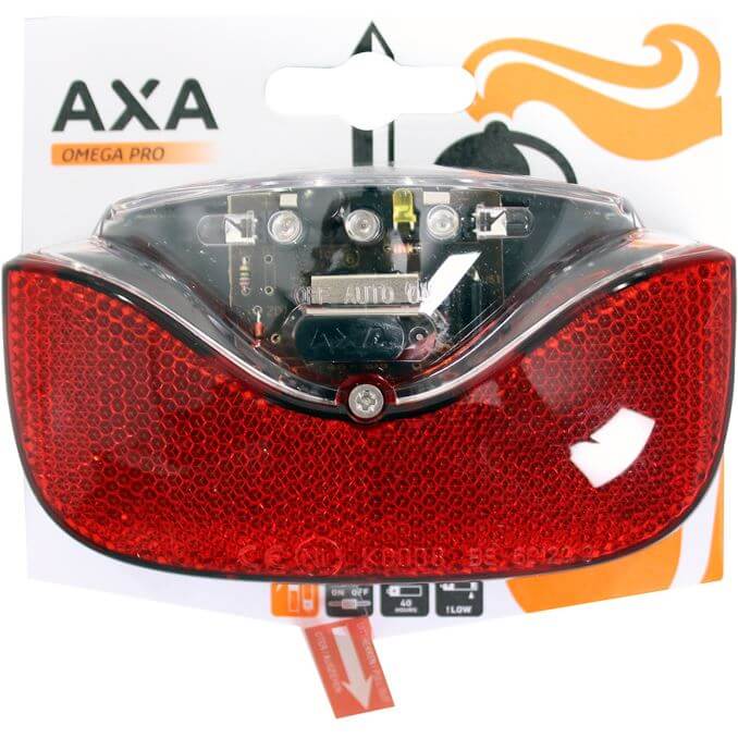 Axa Rear Light Omega Pro Battery 80mm