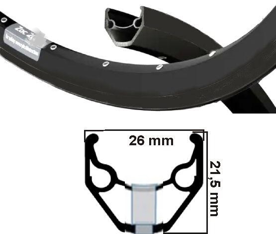 Ryde Rim 28 ZAC421 Black Disc 36/14 Ryde Rim 28 ZAC421 Black Disc 36/14