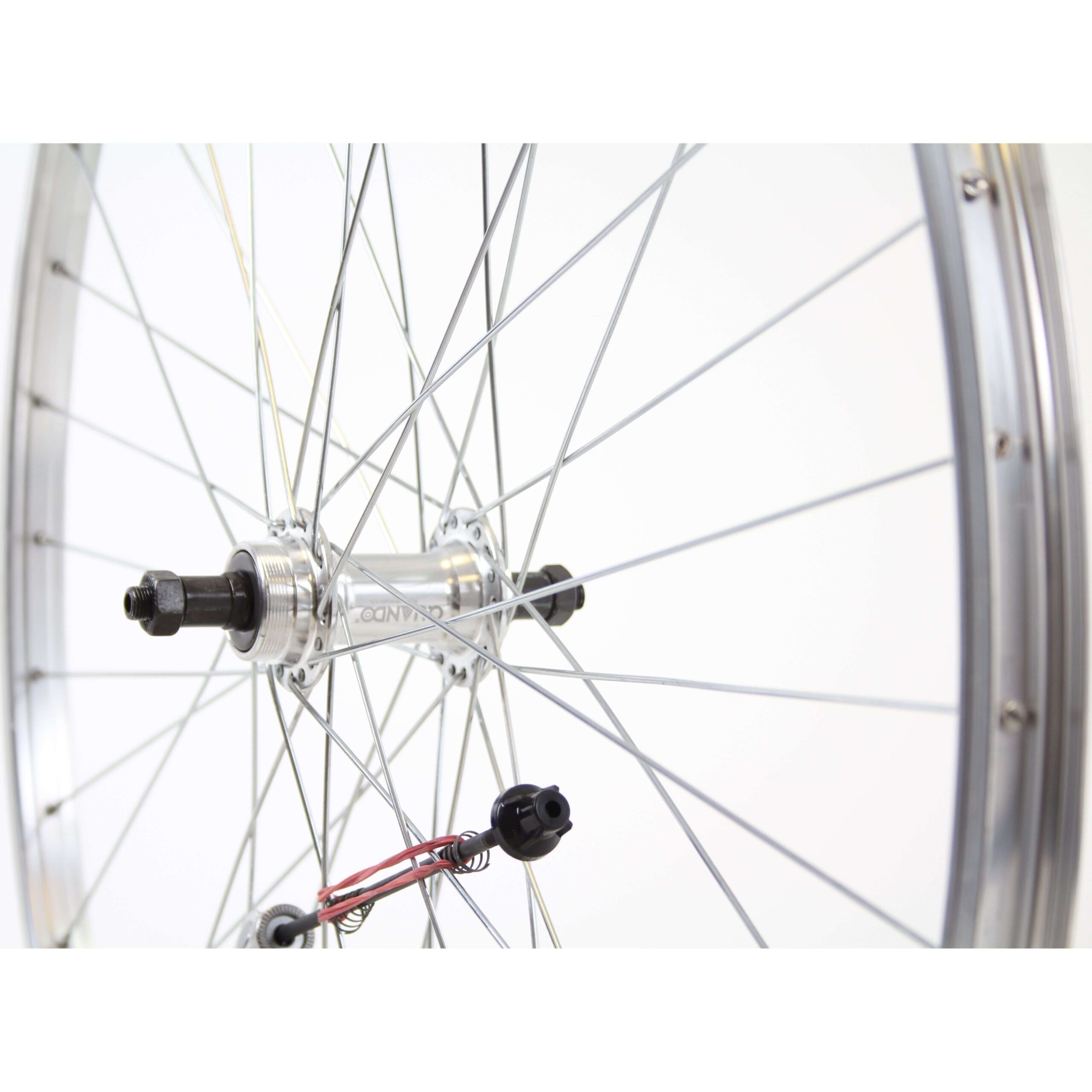 Roland Rear Wheel 28 Dropout Freewheel Alu AS26 Silver Zinc Spokes