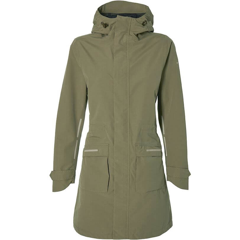 Basil Rain Parka Mosse Women Olive Green S Basil Rain Parka Mosse Women Olive Green S