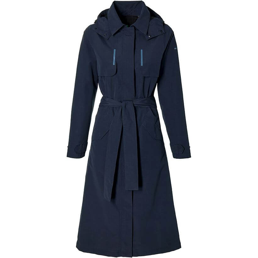 Basil Trenchcoat Mosse Women Night Blue L Basil Trenchcoat Mosse Women Night Blue L