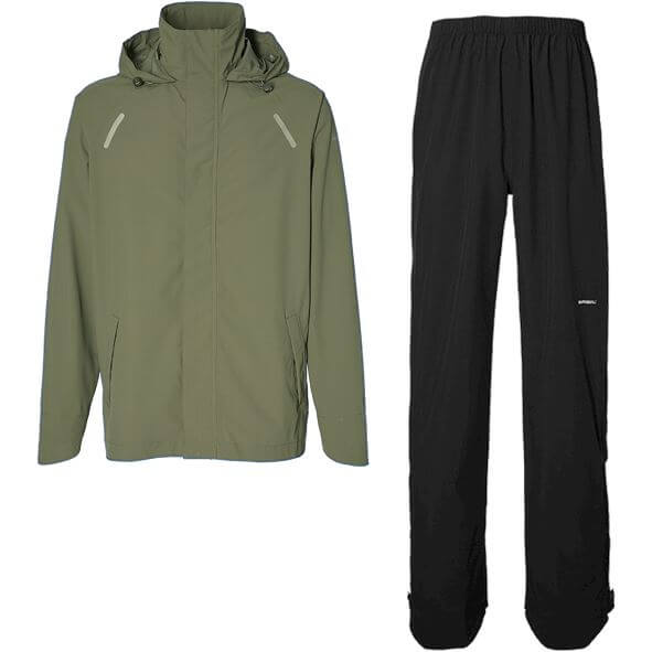 Basil Rain Suit Hoga Unisex Olive Green XXXL Basil Rain Suit Hoga Unisex Olive Green XXXL