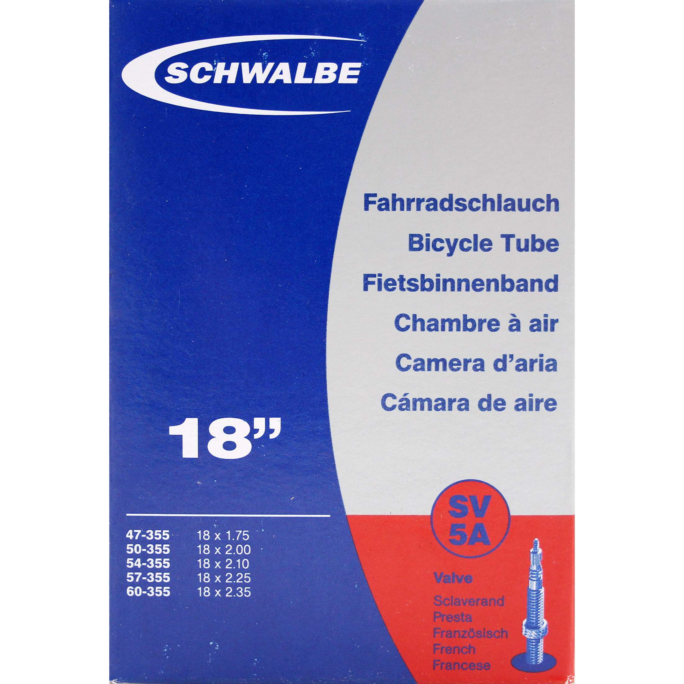Schwalbe BNB SV5A 18 x 1.75 - 2.35 FV 40mm