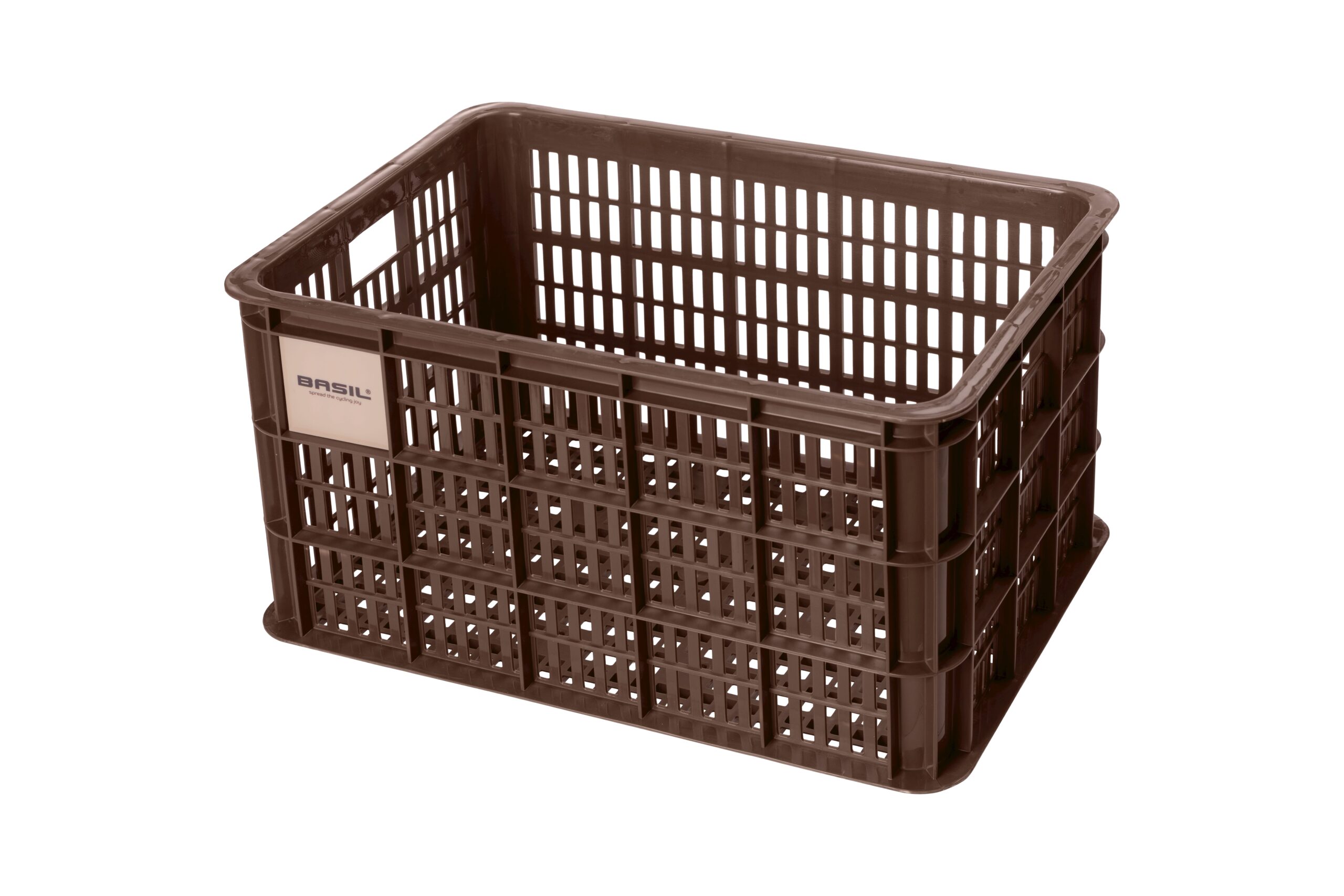 Basil Bike Crate L Brown 40L Recycled Basil Bike Crate L Brown 40L Recycled