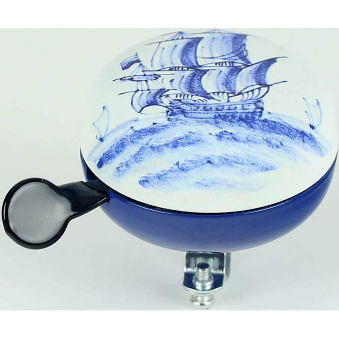 Widek Bell Ding Dong Delft Blue Boat on Card