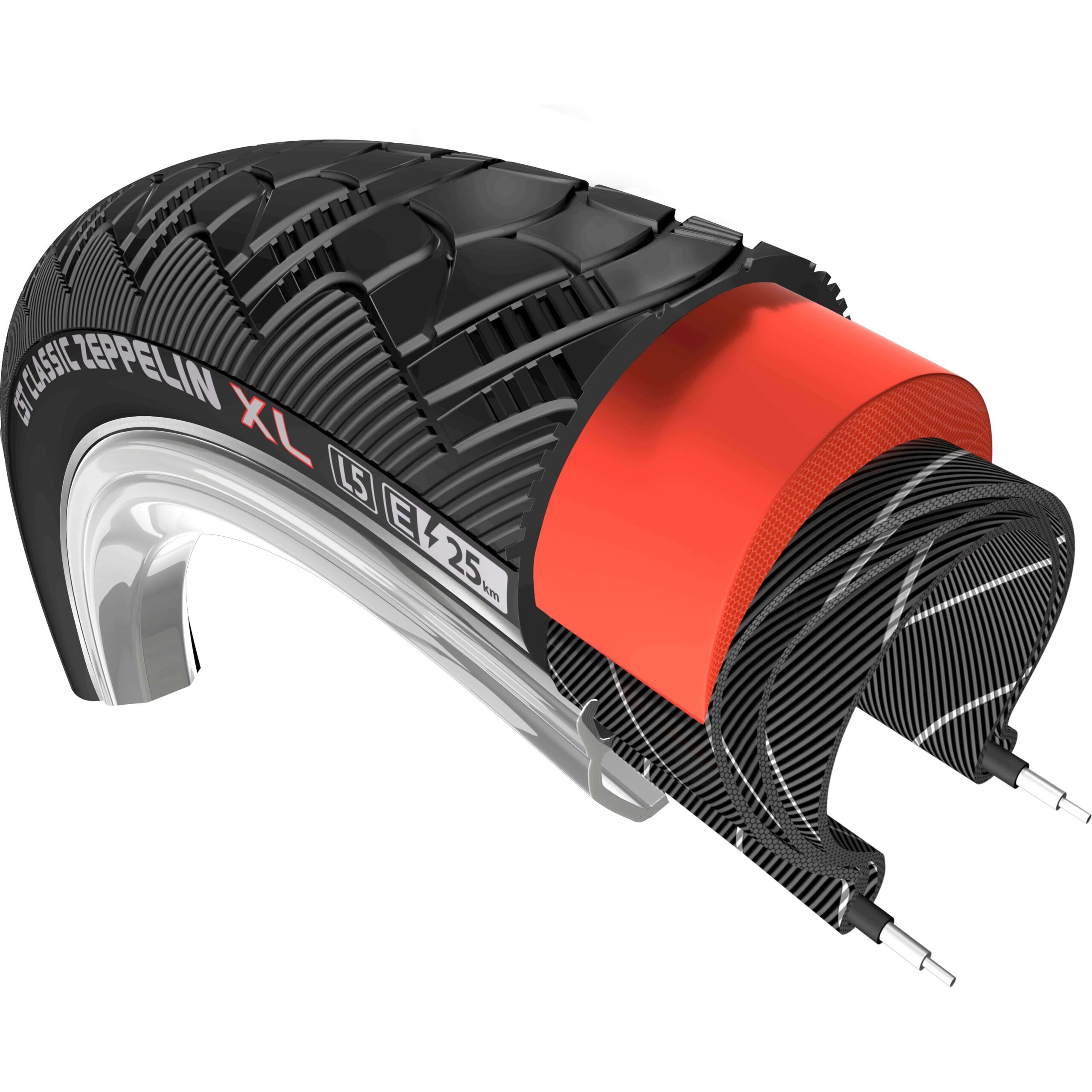 CST Btb Zeppelin XL25 28 x 2.00 With Reflective