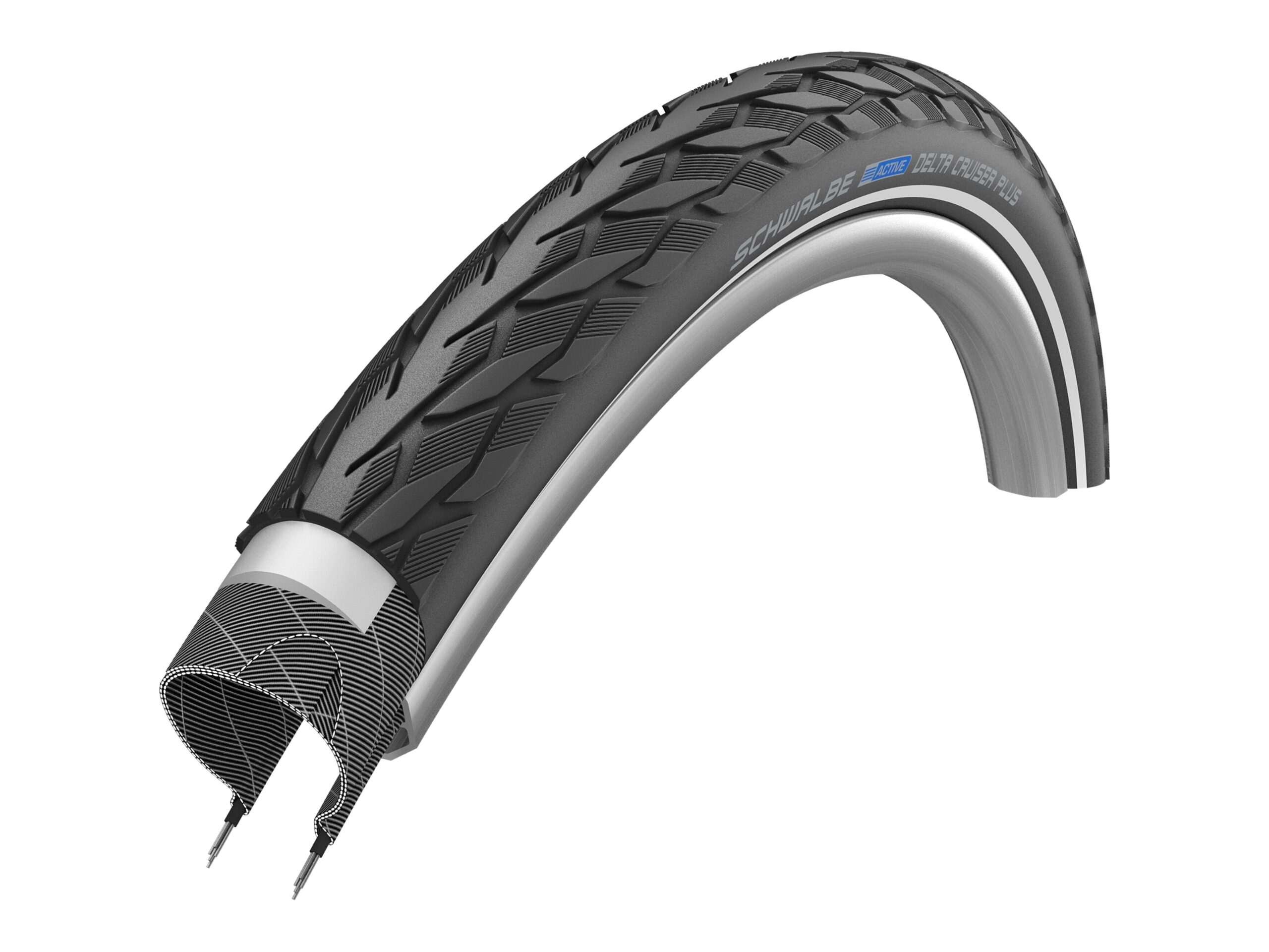 Schwalbe Btb Delta Cruiser Plus 20 x 1.75 Black Reflective