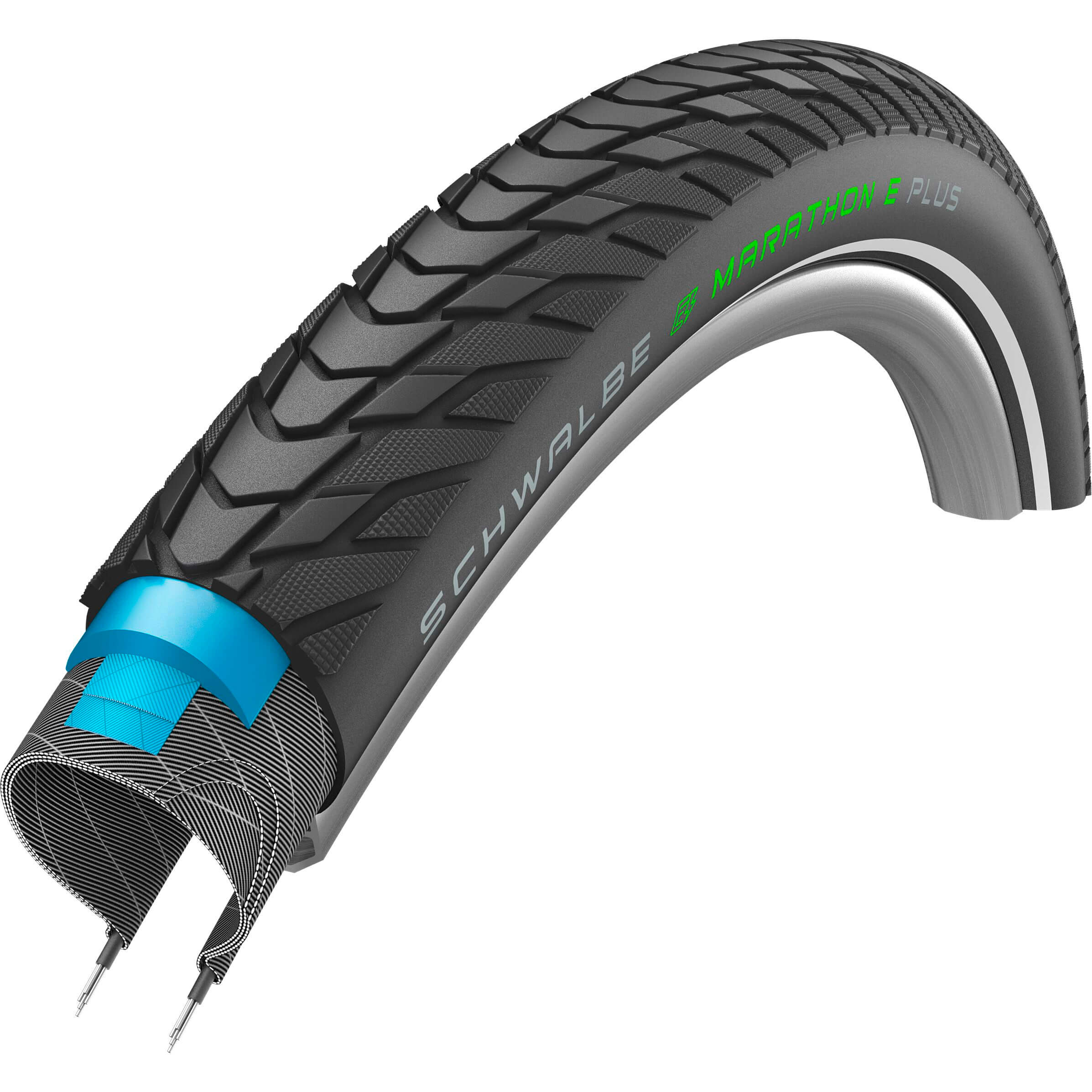 Schwalbe Btb Marathon E-Plus Perf 27.5 x 2.00 Black Reflective