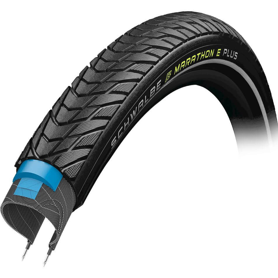 Schwalbe Btb Marathon E-Plus 28 x 1.75 Black Reflective