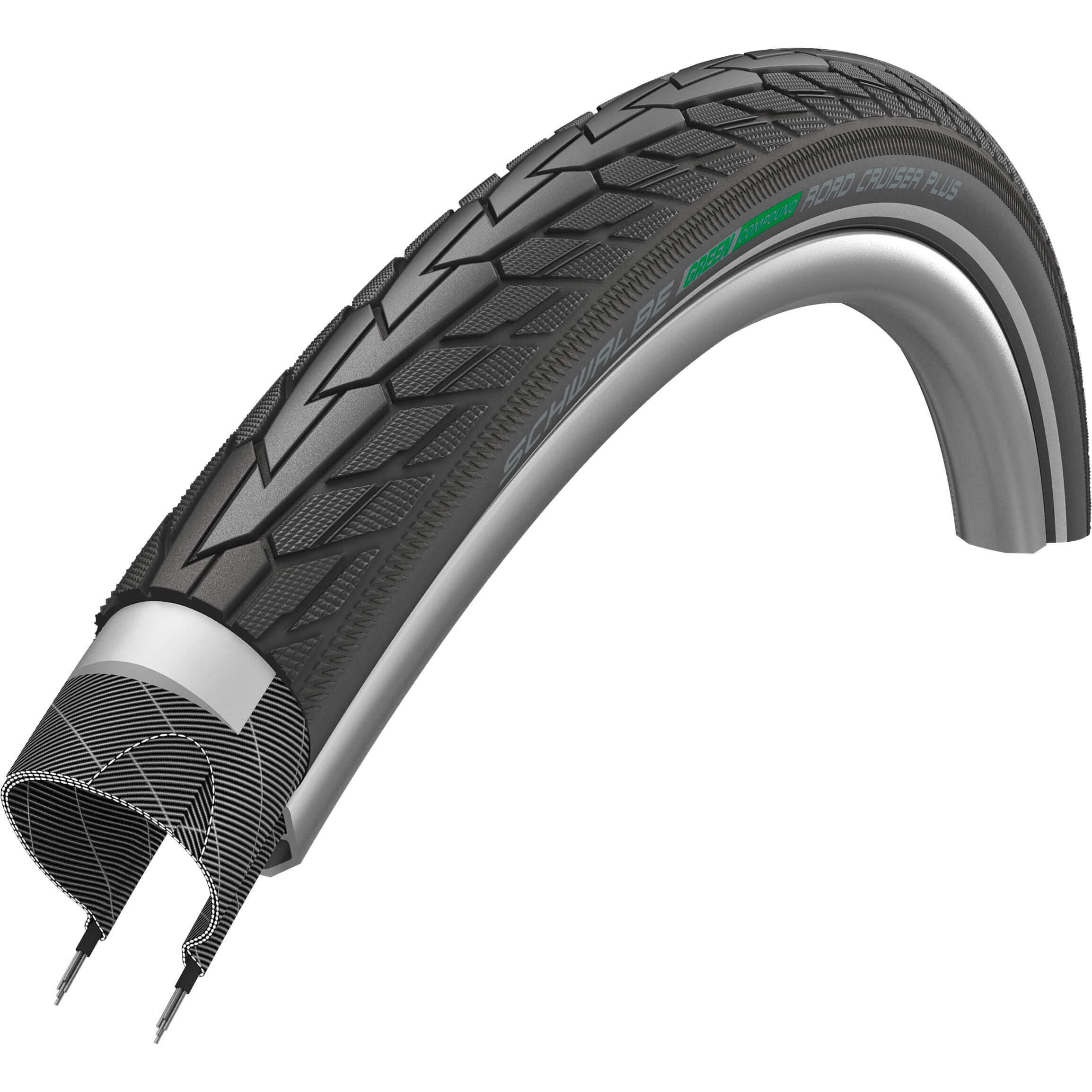 Schwalbe Btb Road Cruiser Plus 26 x 1.75 Black Reflective