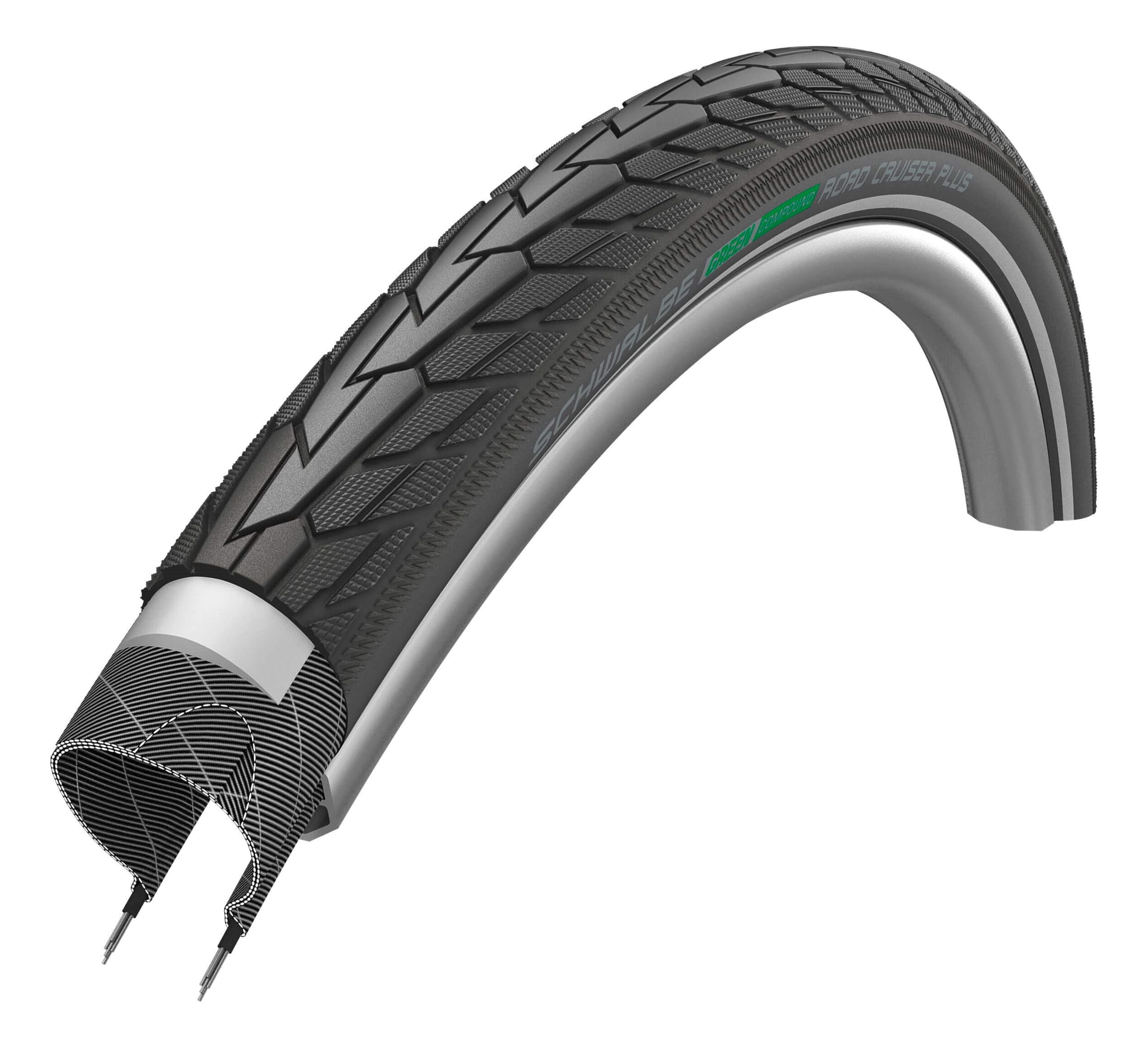 Schwalbe Btb Road Cruiser Plus 28 x 2.00 Black Reflective
