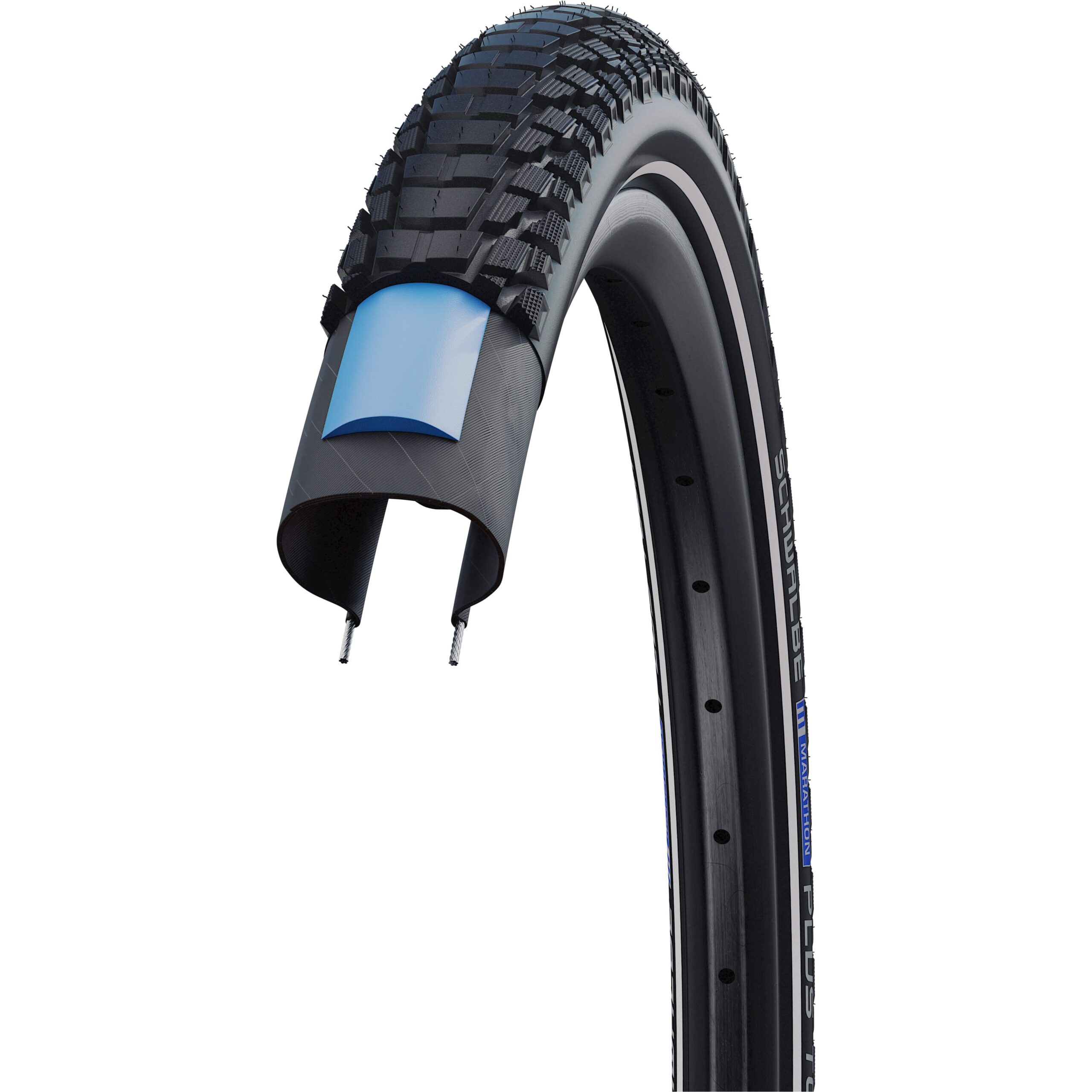 Schwalbe Btb Marathon Plus Tour 28 x 1.75 Black Reflective