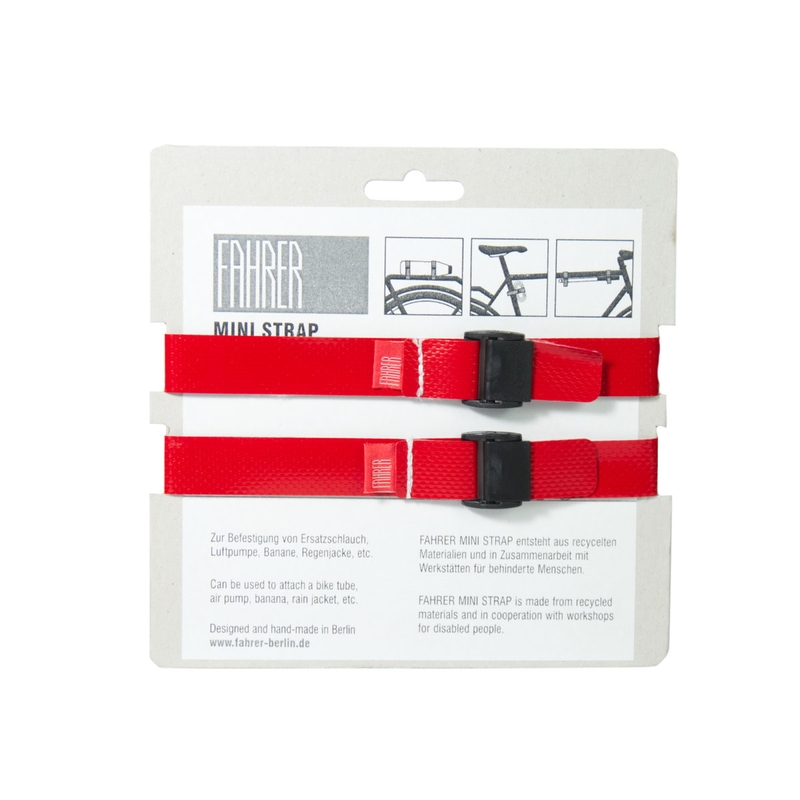 FAHRER Cargo Mini Strap M 35x2cm Red (2 Pieces) FAHRER Cargo Mini Strap M 35x2cm Red (2 Pieces)