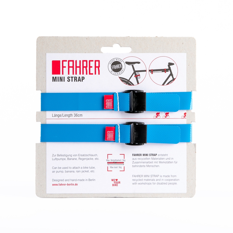 FAHRER Cargo Mini Strap M 35x2cm Light Blue (2 Pieces) FAHRER Cargo Mini Strap M 35x2cm Light Blue (2 Pieces)