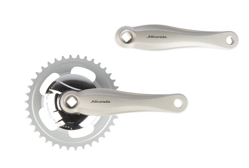 Miranda Crankset 38t Beta (Gazelle) Silver