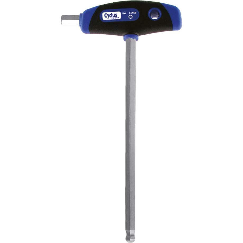 Cyclus Allen Key T Handle Ball Head 3mm Length 100mm Cyclus Allen Key T Handle Ball Head 3mm Length 100mm