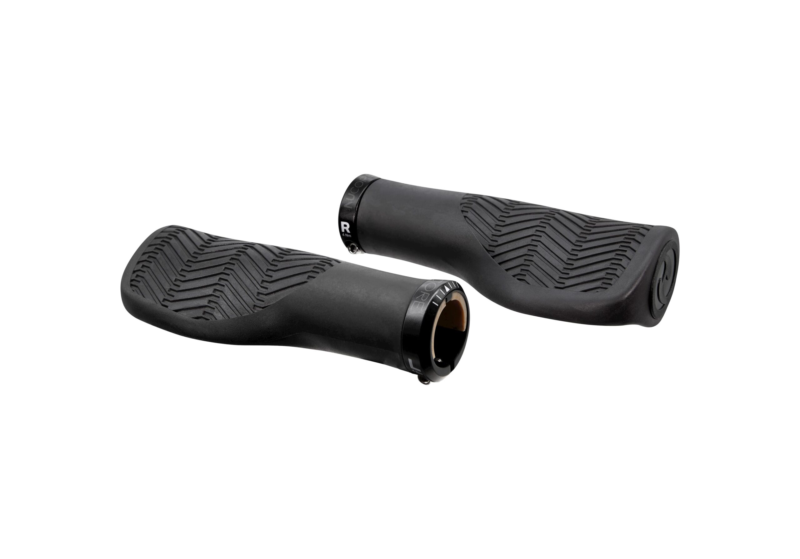 Herrmans Handles Nucore Grip Town Wave 130mm Black