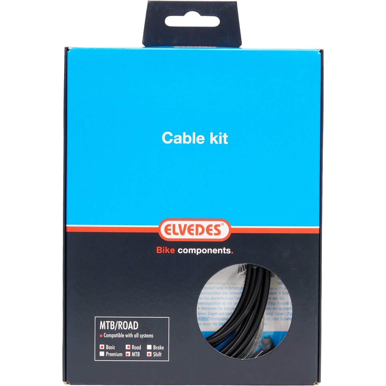 Elvedes Shift Cable Kit ATB/Race Black