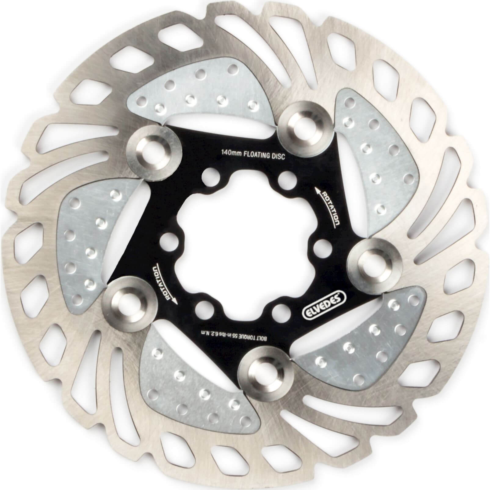 Elvedes Brake Disc 140mm CRX Six Hole 1.8mm