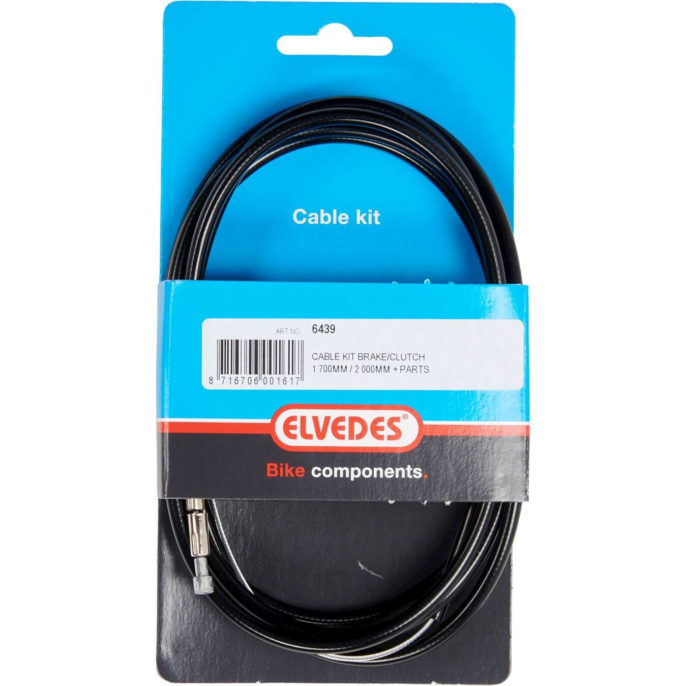 Elvedes Clutch Cable Complete 2m 6439