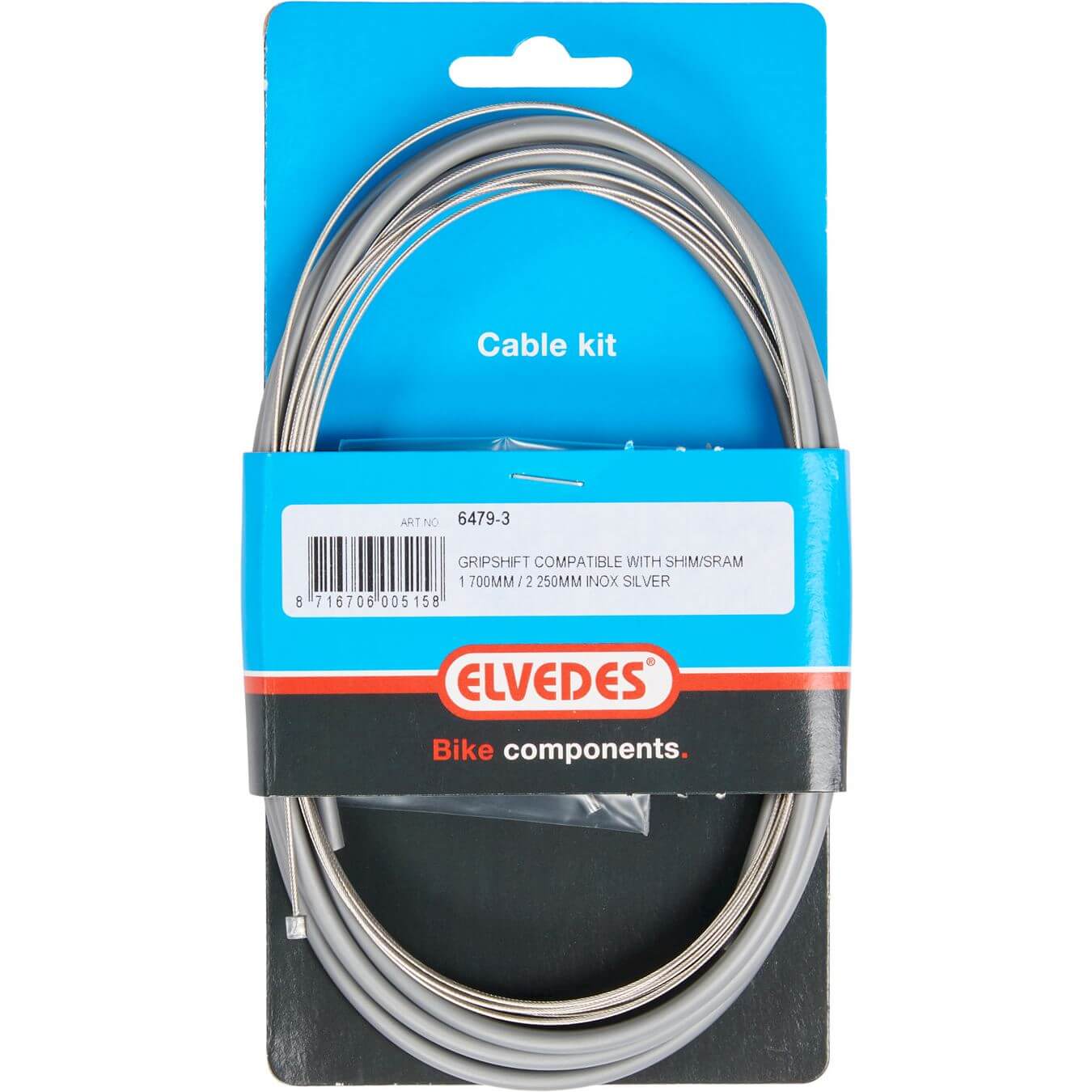 Elvedes Shift Cable Nexus Stainless Steel Silver