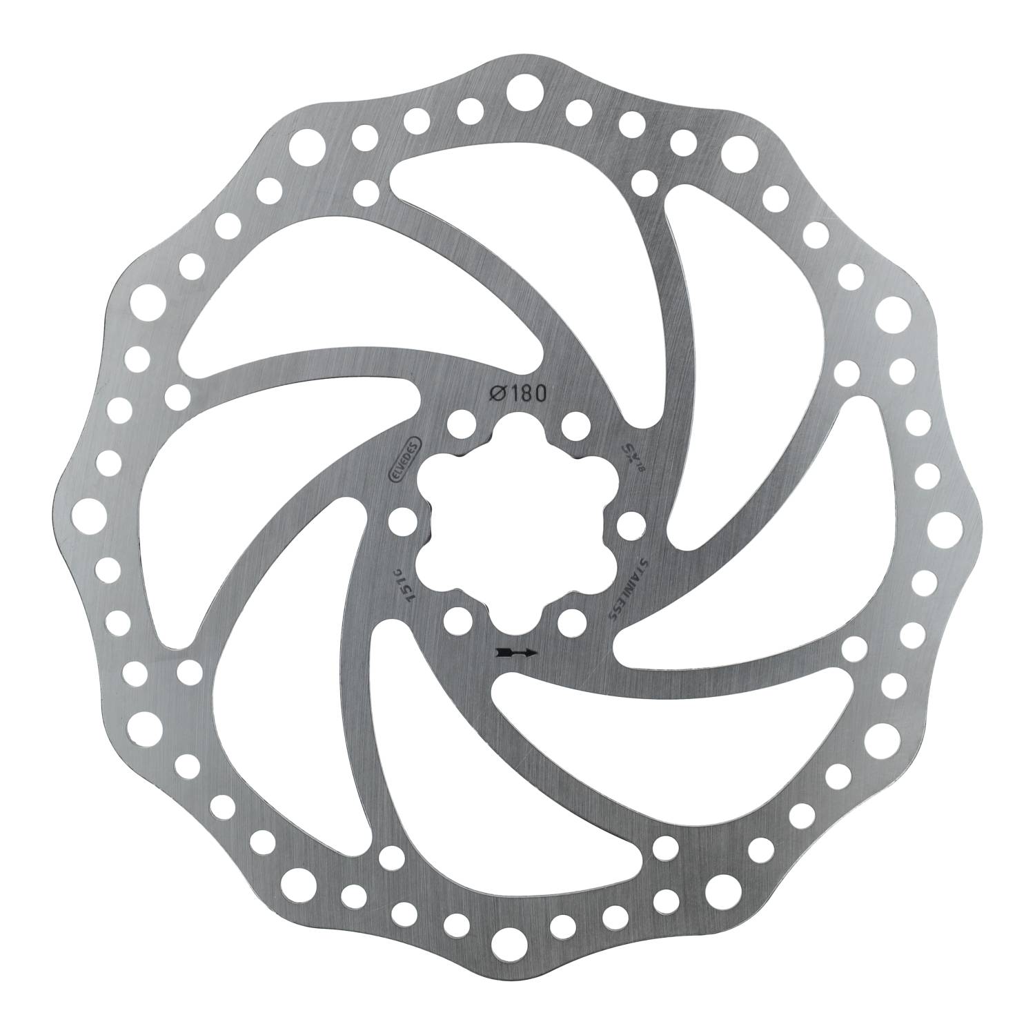 Elvedes Brake Disc 180mm SX Six Hole 1.8mm