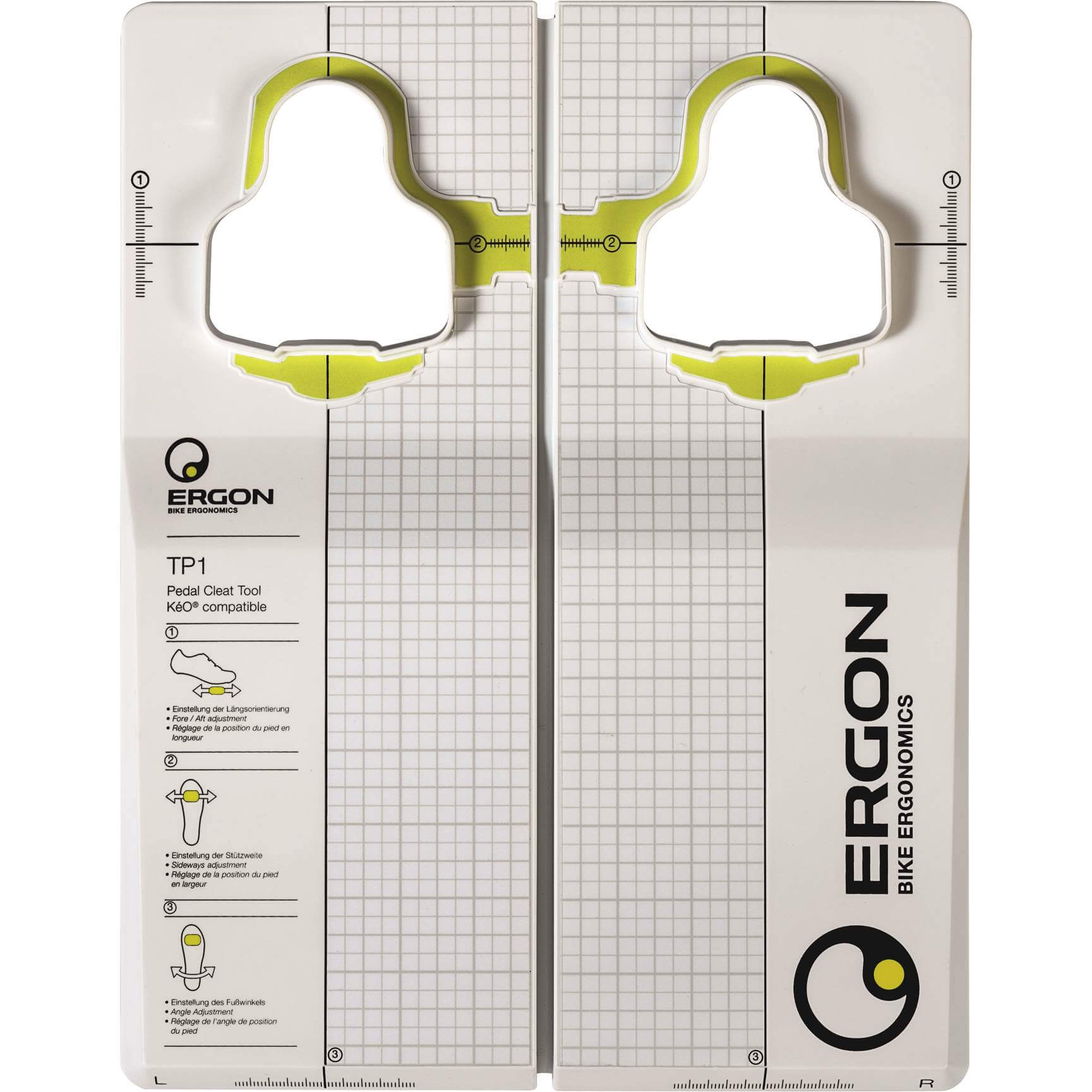 Ergon TP1 Adjustment Template Look Keo Plate