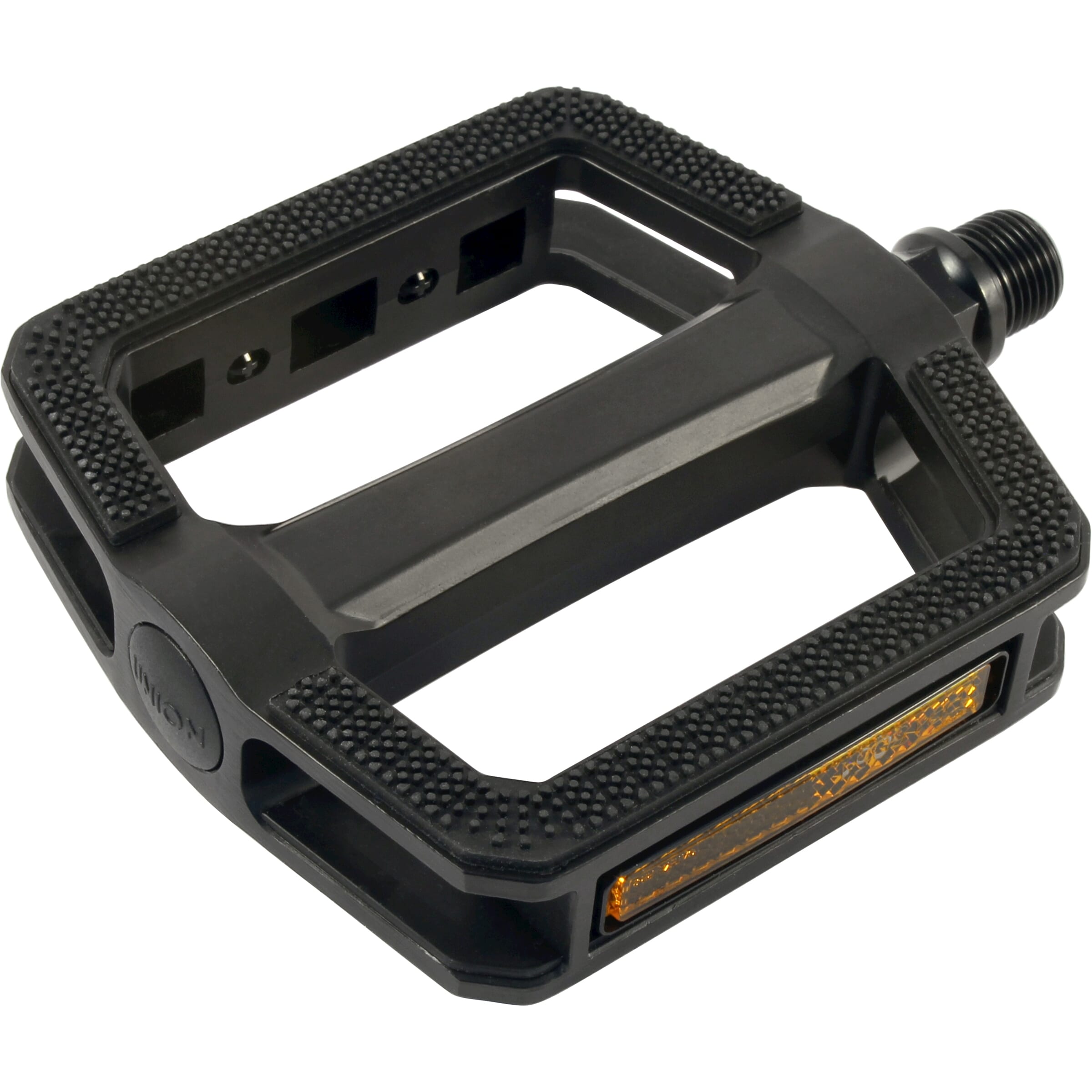 Union Pedals SP-180 Aluminum Matte Black Black Inlay On Card Union Pedals SP-180 Aluminum Matte Black Black Inlay On Card