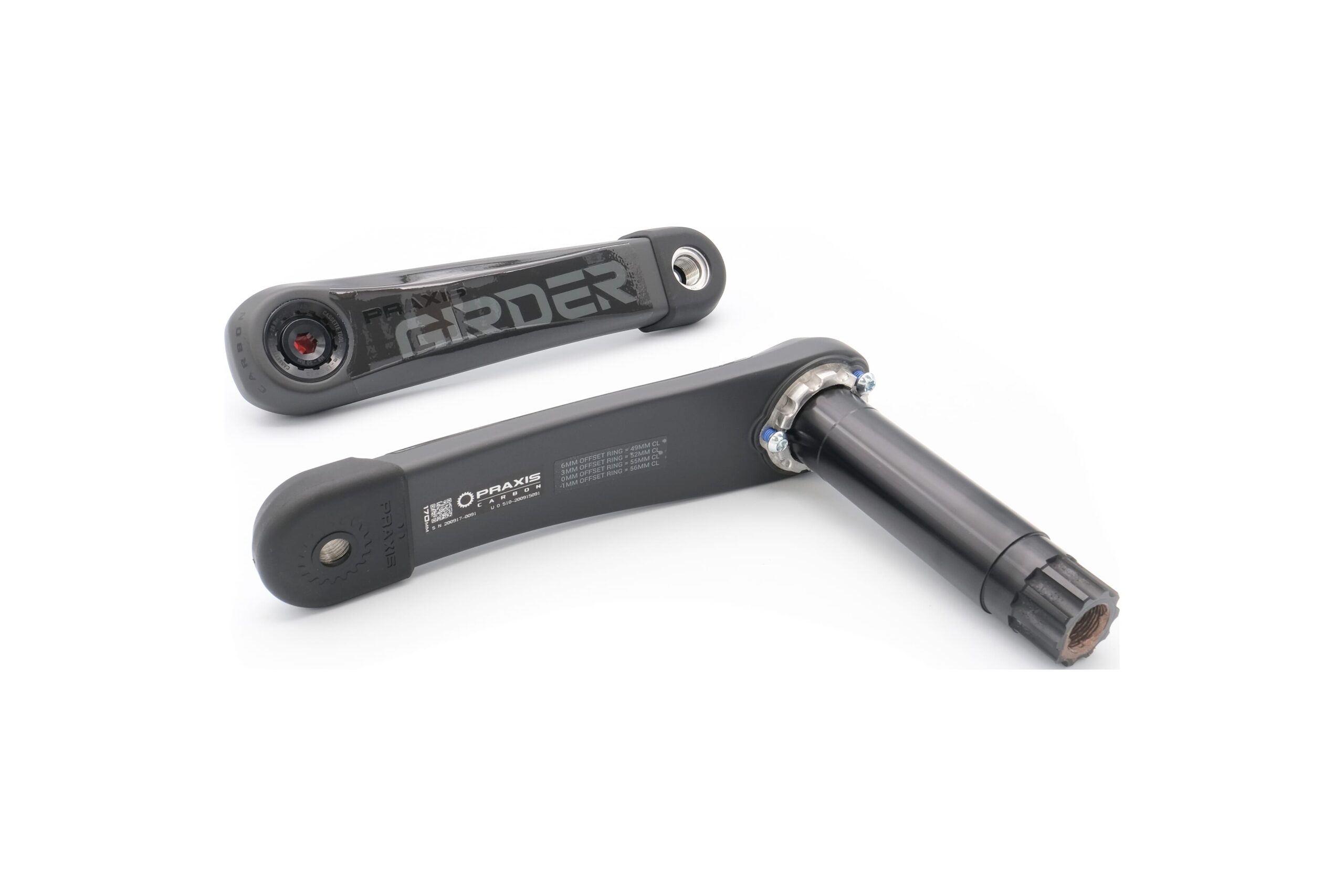 Praxis Crankset G2 Girder Carbon HD M30 DM 165mm