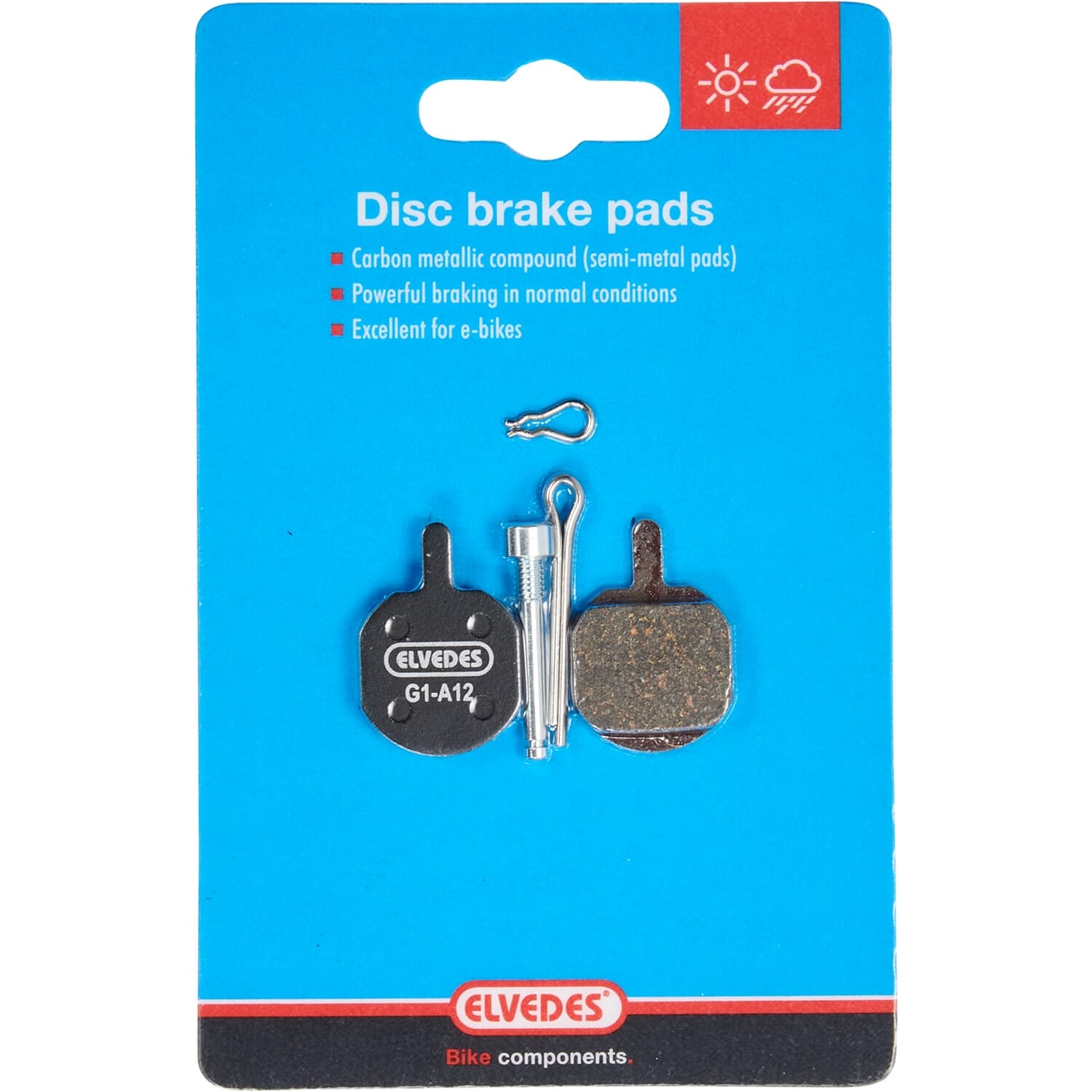 Elvedes Disc Brake Pad Hayes Sole Metallic Carbon