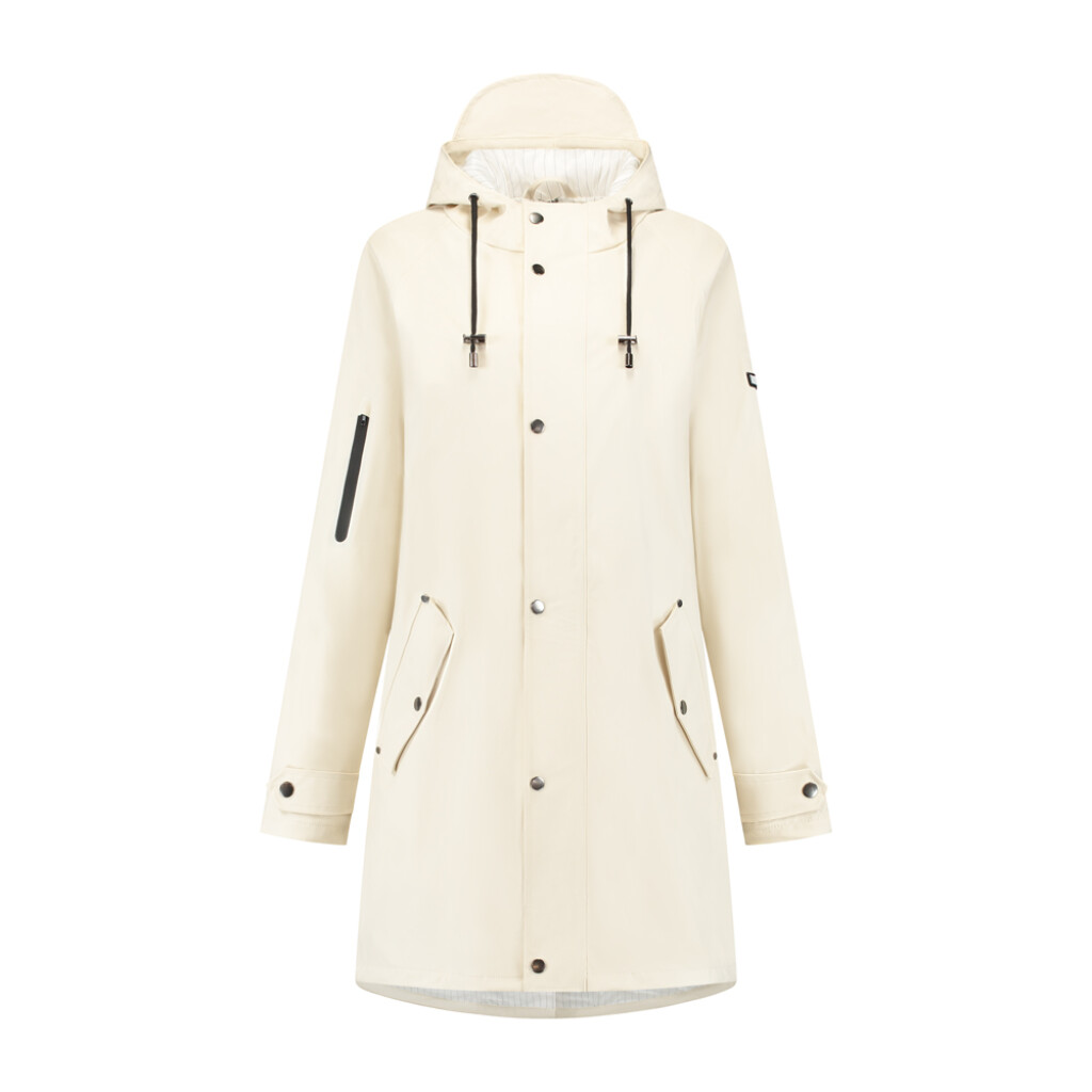 Mirage Rainfall Trenchcoat Soft Touch M Off-White