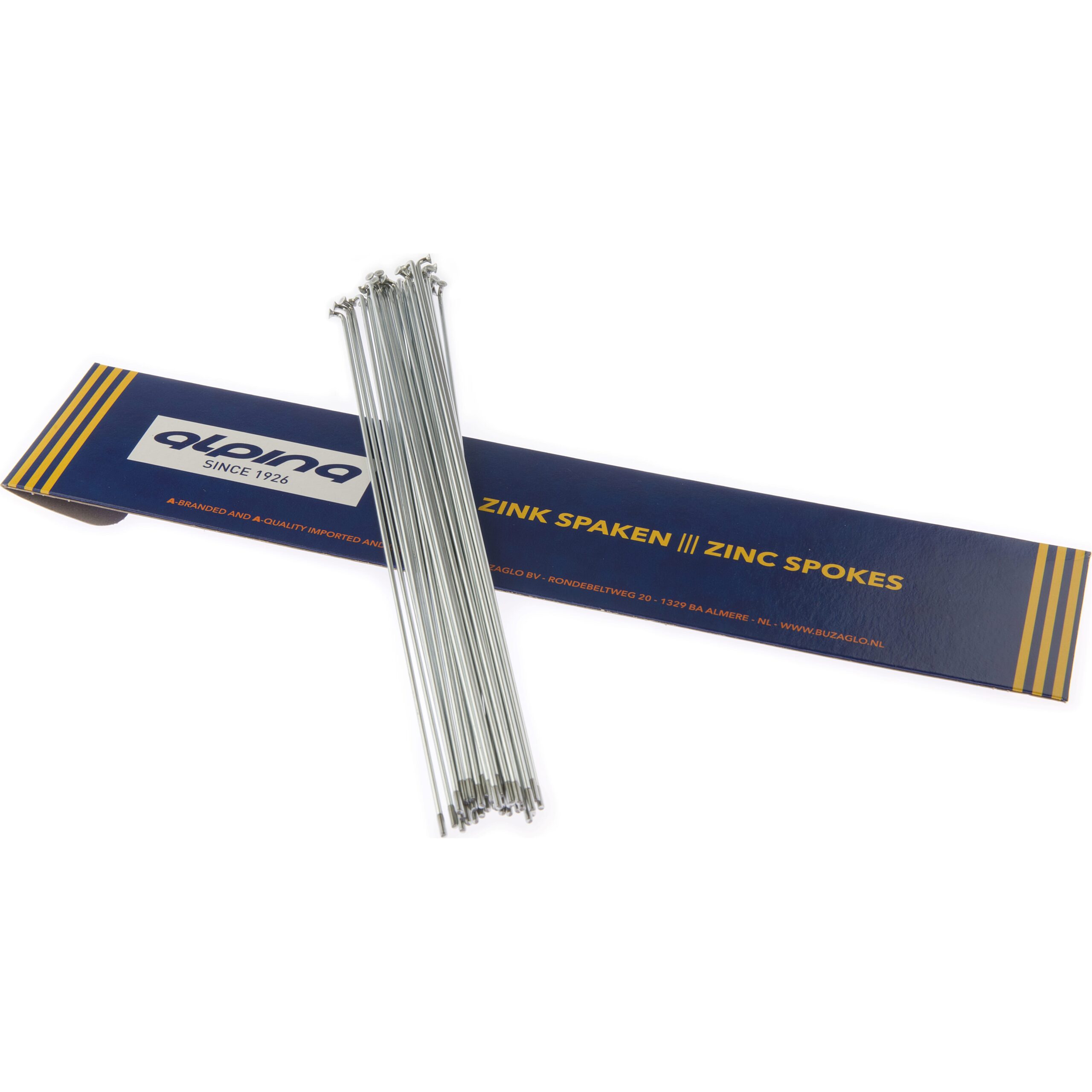 Alp Spoke 14-130mm Zinc Silver (36 Pieces) Alp Spoke 14-130mm Zinc Silver (36 Pieces)