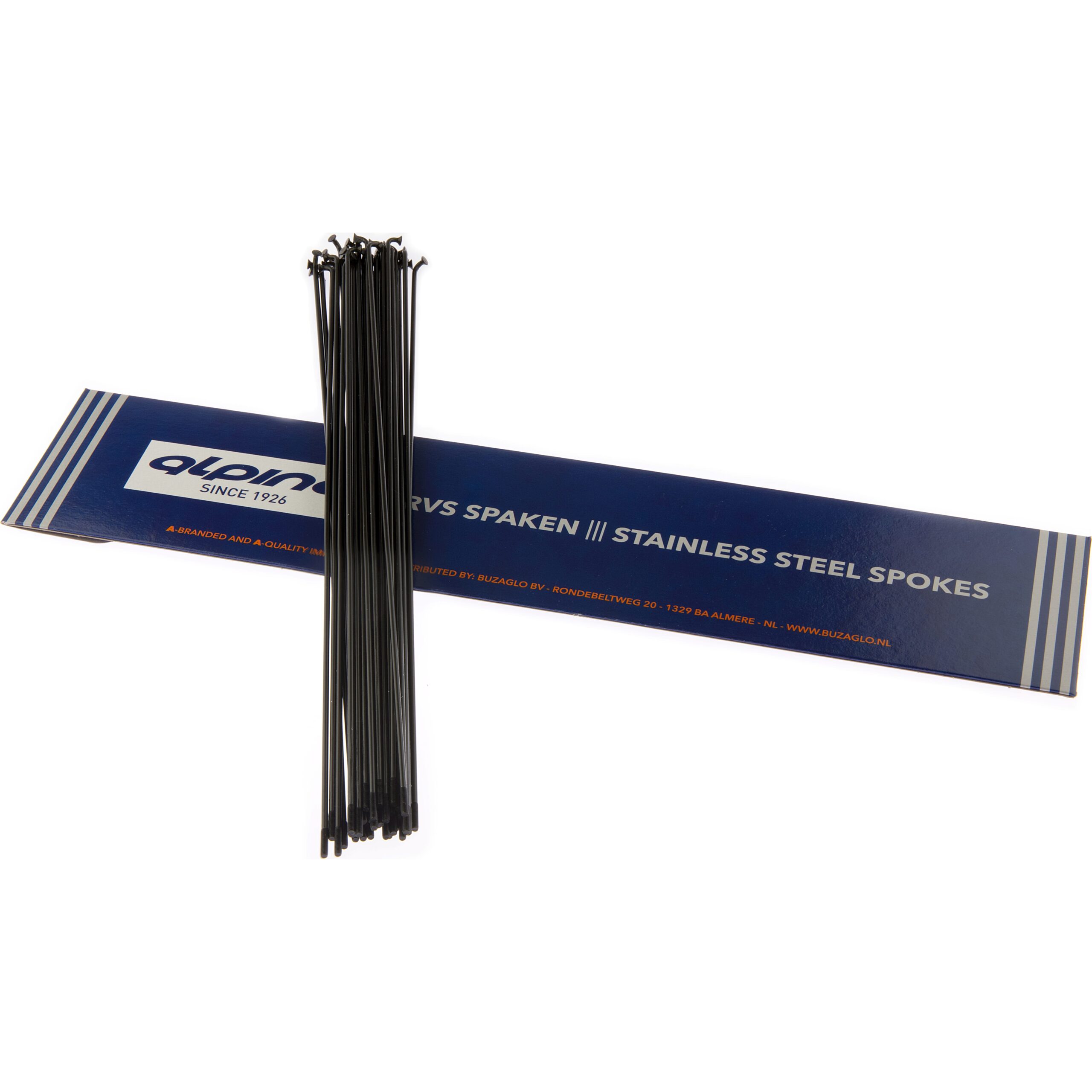 Alp Spoke LDR 14-216mm Stainless Steel Black (18 Pieces) Alp Spoke LDR 14-216mm Stainless Steel Black (18 Pieces)