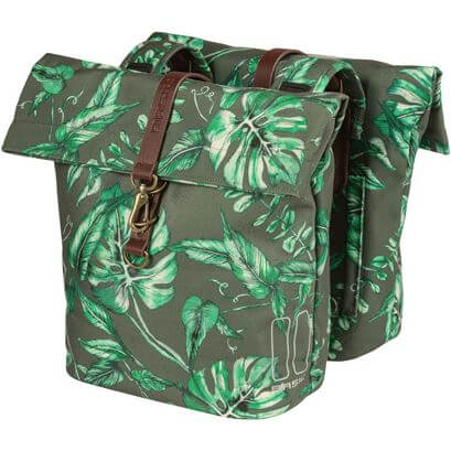 Basil Double Bike Bag Ever-Green Thyme Green 28-32L Basil Double Bike Bag Ever-Green Thyme Green 28-32L