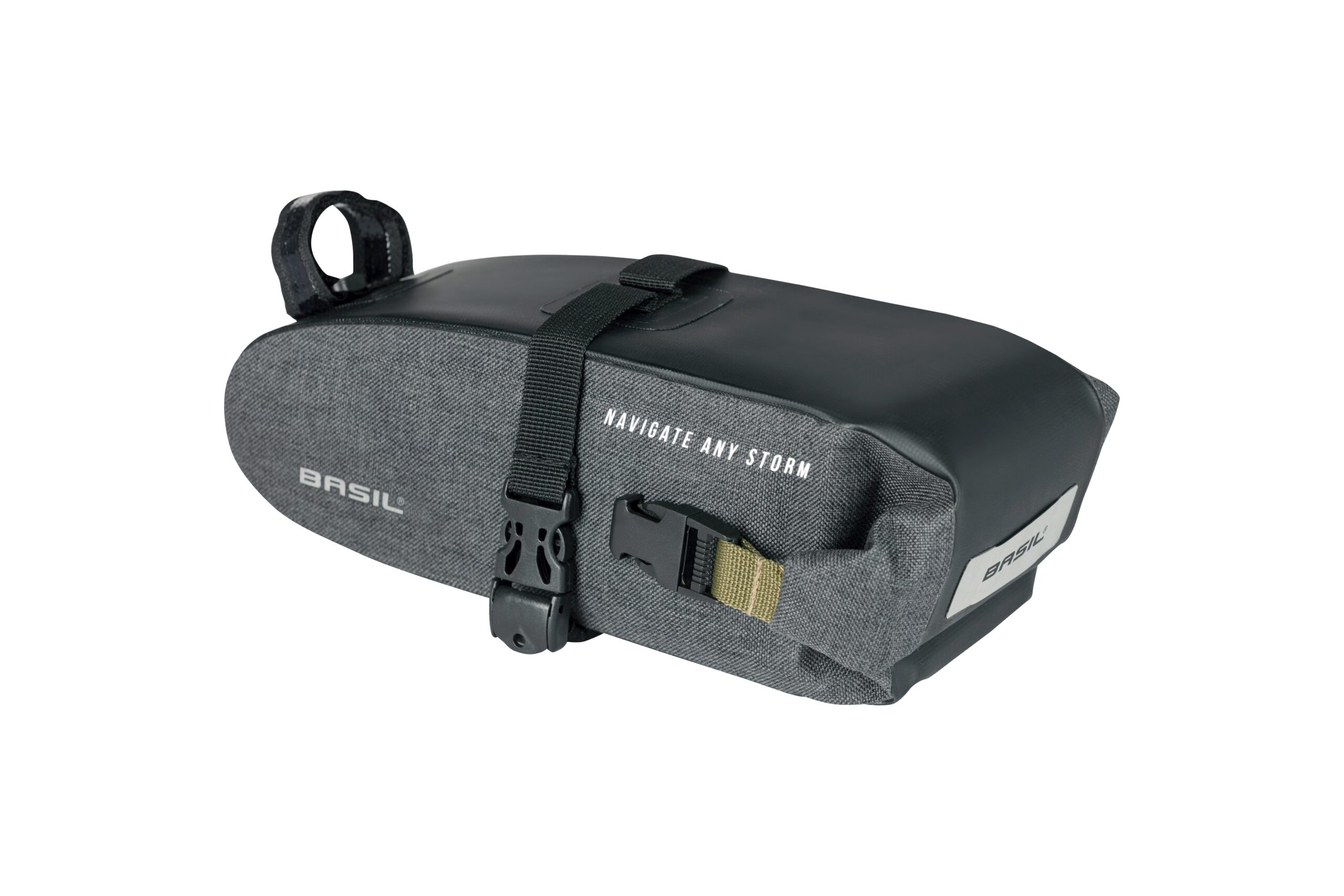 Basil Saddle Bag Navigator Storm M Black 1.5L
