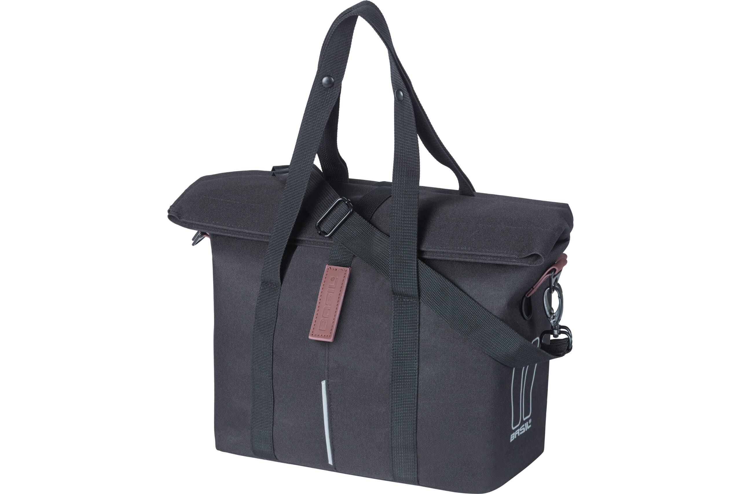 Basil City Bike Bag Black KF - Hook 8-11L Basil City Bike Bag Black KF - Hook 8-11L