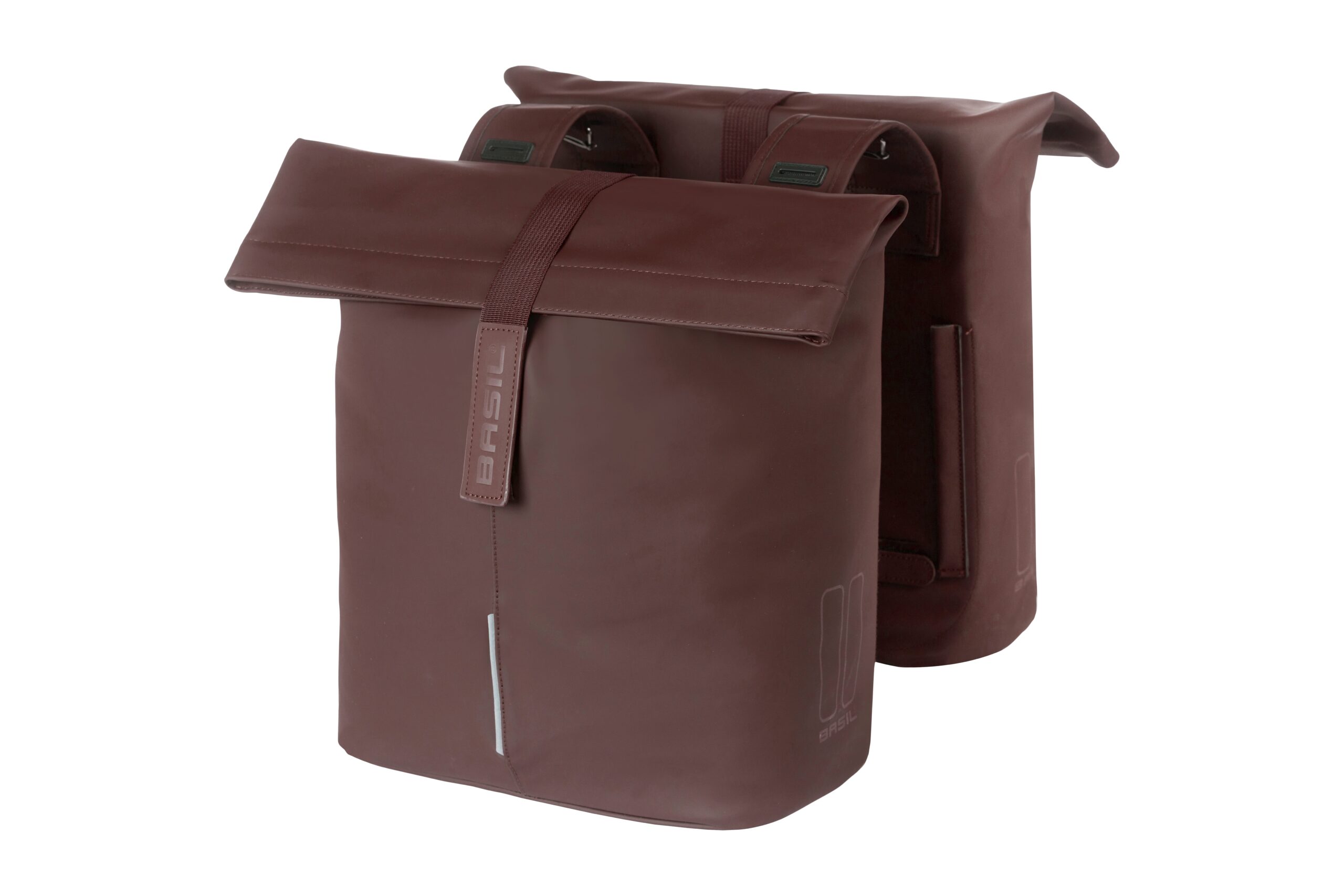 Basil Double City Bike Bag Roasted Brown 28-32L