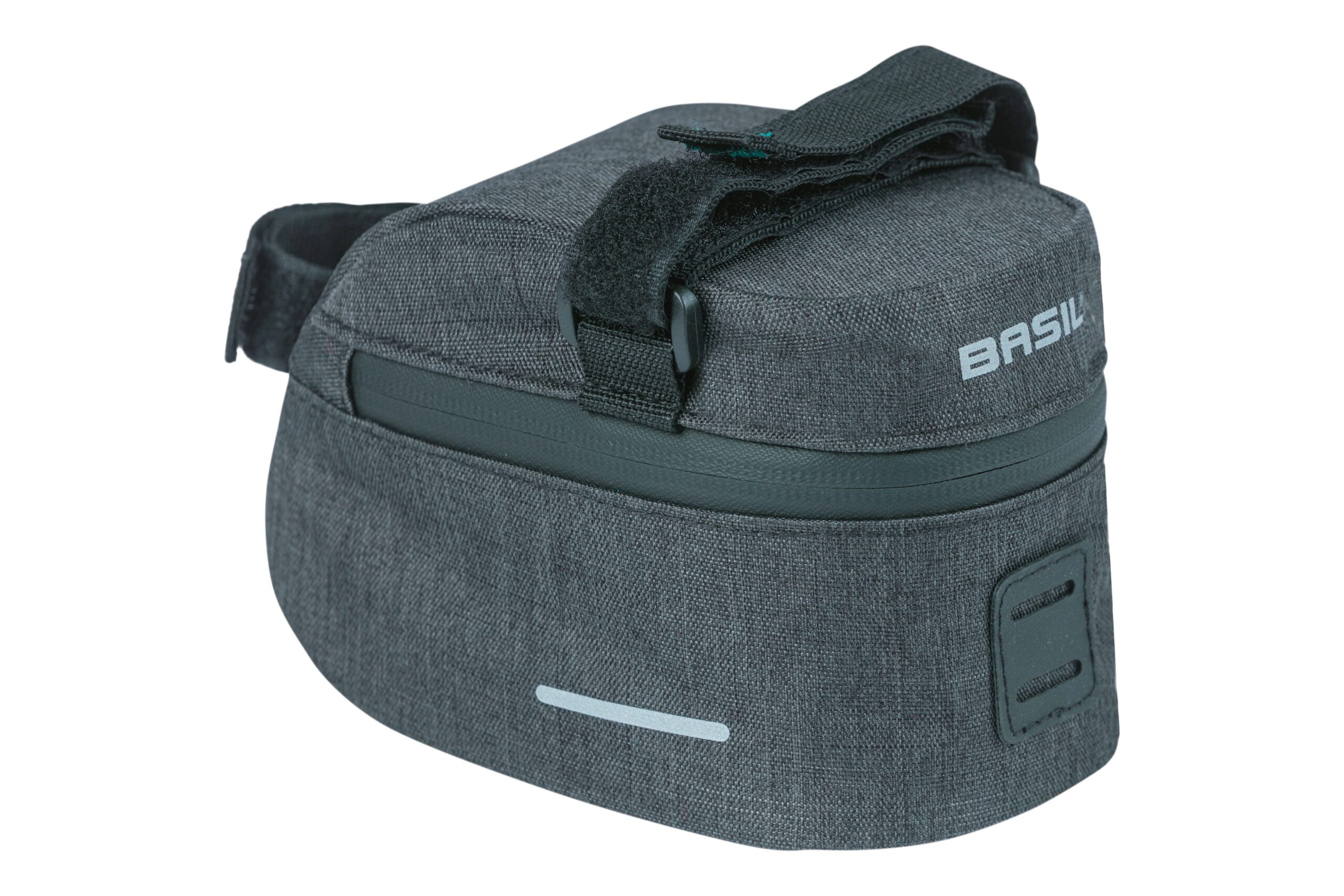 Basil Saddle Bag M Discovery 365D Black Melee 1L