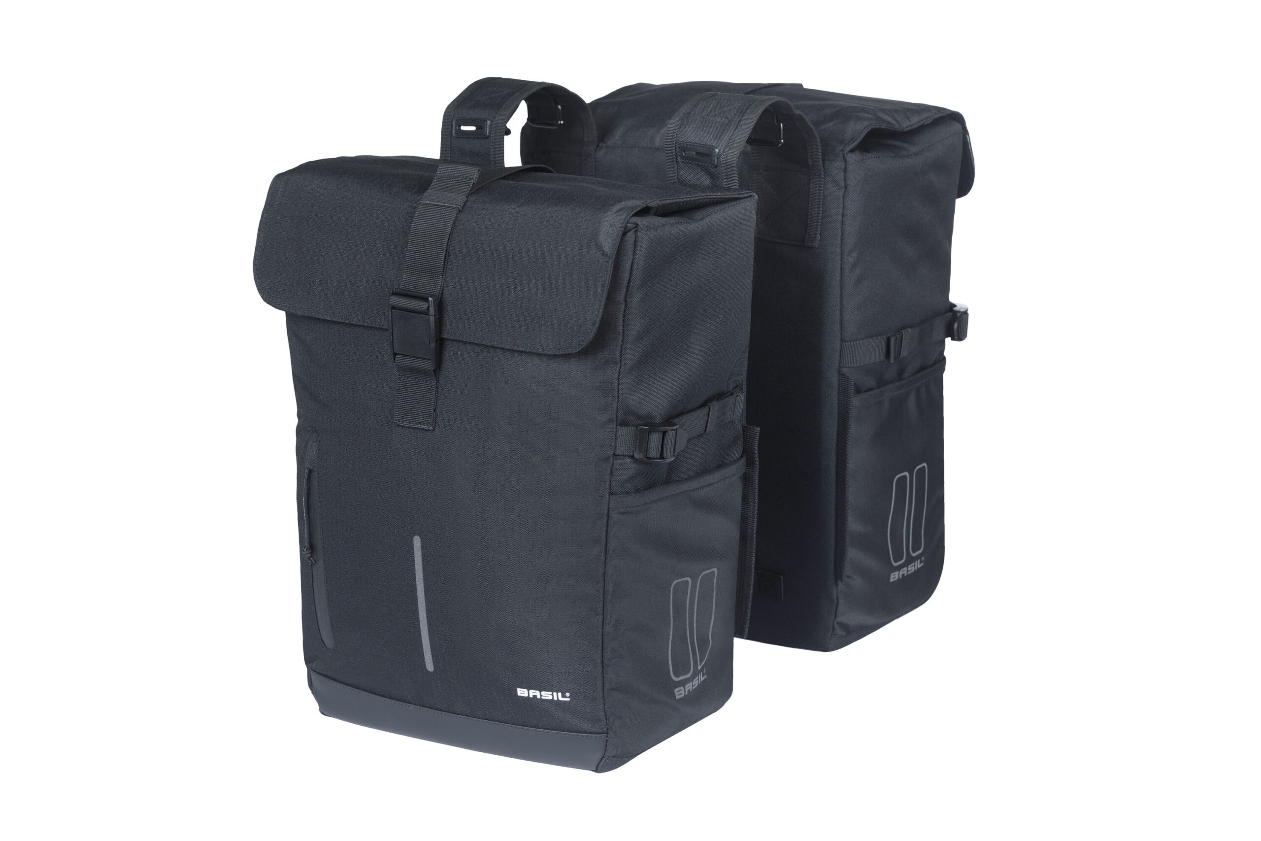 Basil Double Bike Bag Move Black 30L Basil Double Bike Bag Move Black 30L